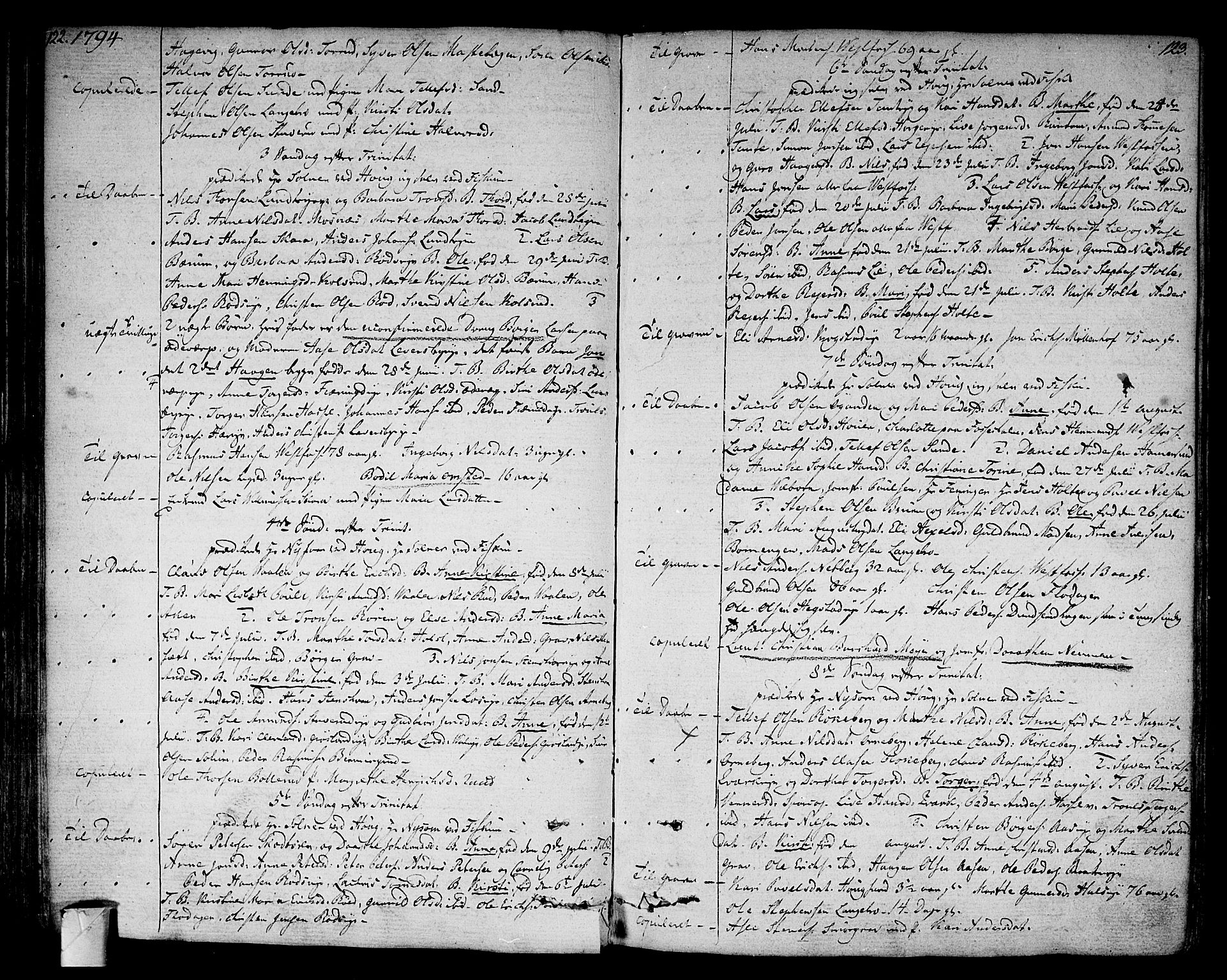 Eiker kirkebøker, AV/SAKO-A-4/F/Fa/L0009: Parish register (official) no. I 9, 1789-1806, p. 122-123