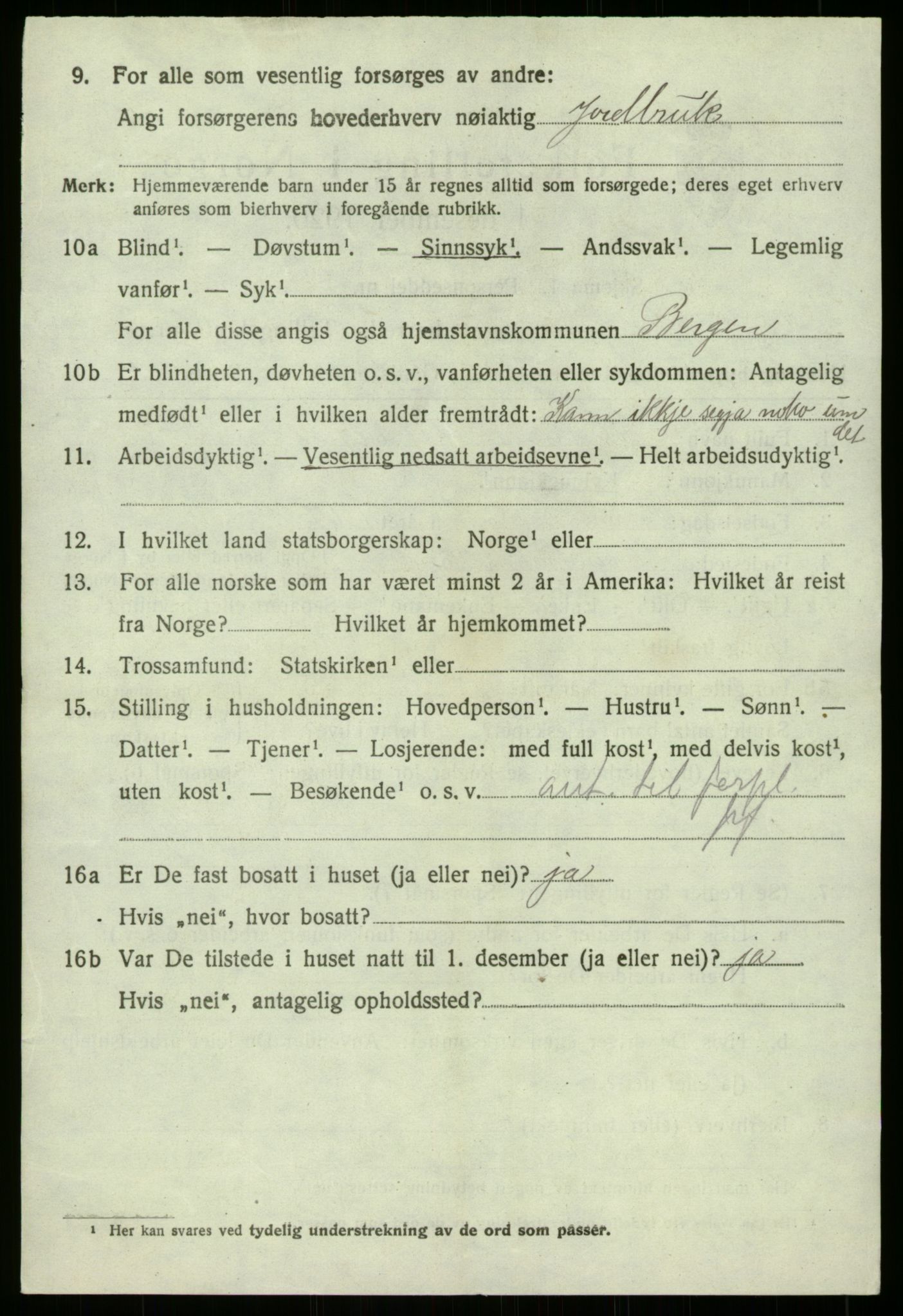 SAB, 1920 census for Manger, 1920, p. 7749