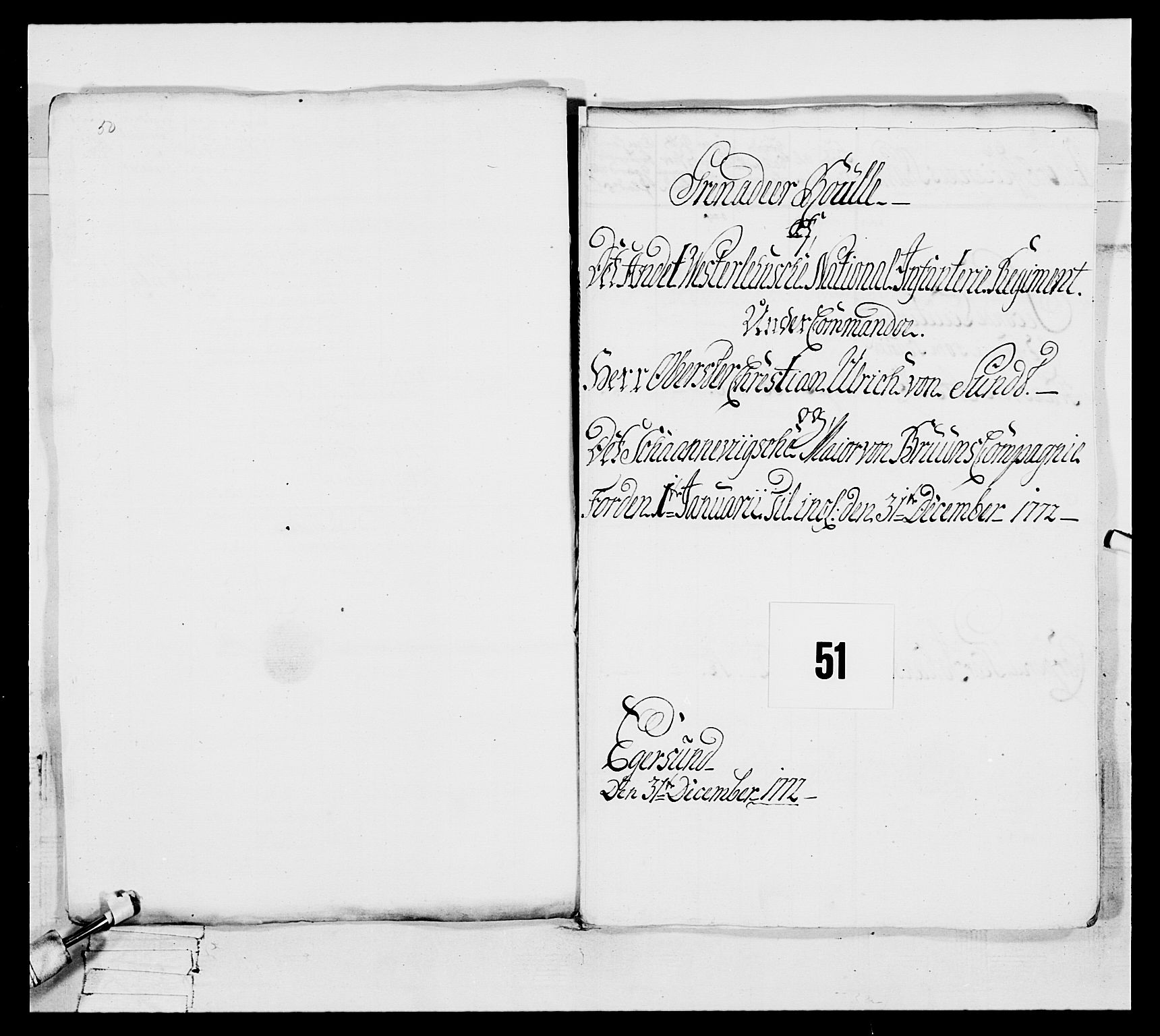 Generalitets- og kommissariatskollegiet, Det kongelige norske kommissariatskollegium, RA/EA-5420/E/Eh/L0105: 2. Vesterlenske nasjonale infanteriregiment, 1766-1773, p. 228