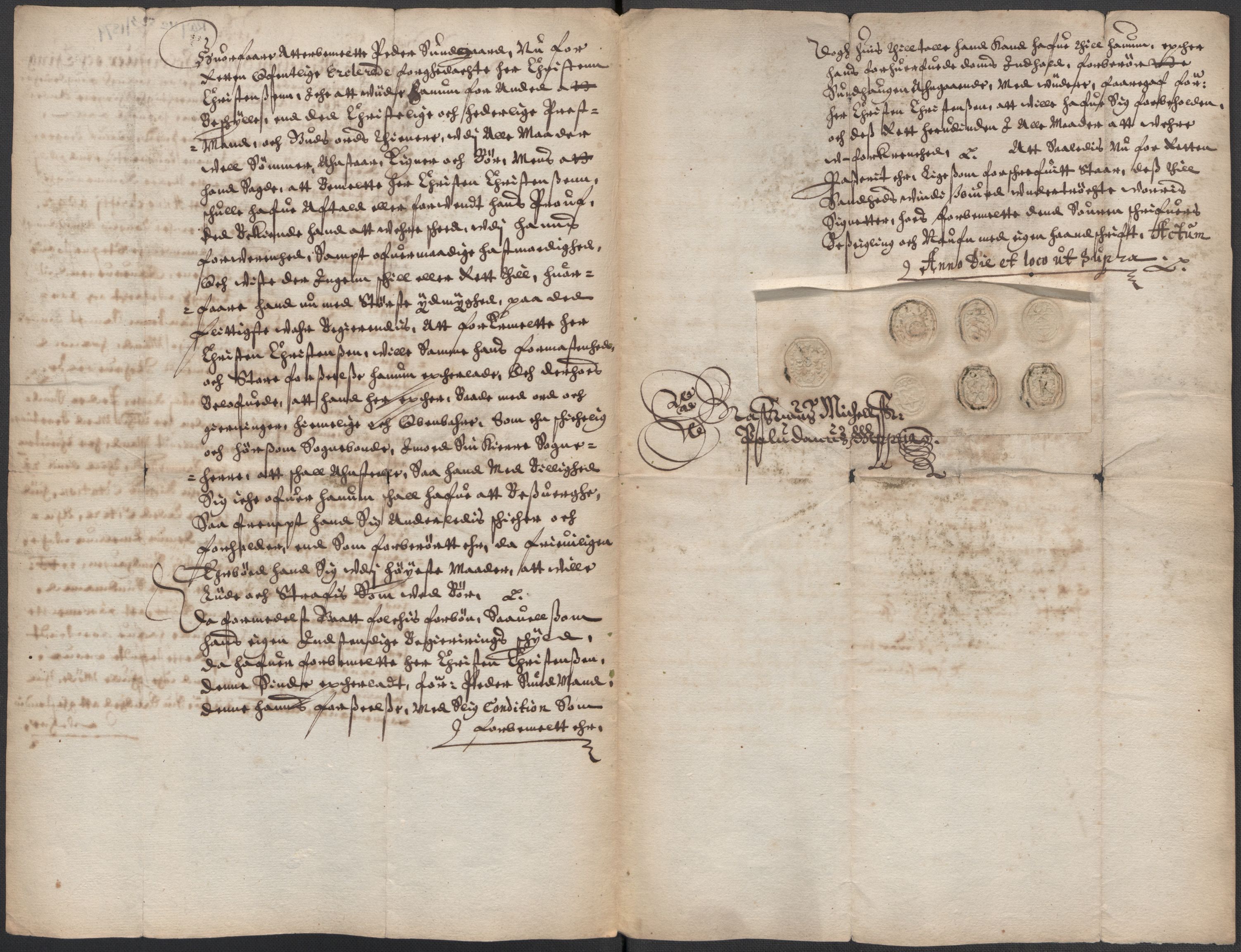 Riksarkivets diplomsamling, AV/RA-EA-5965/F15/L0009: Prestearkiv - Akershus, 1620-1738, p. 110