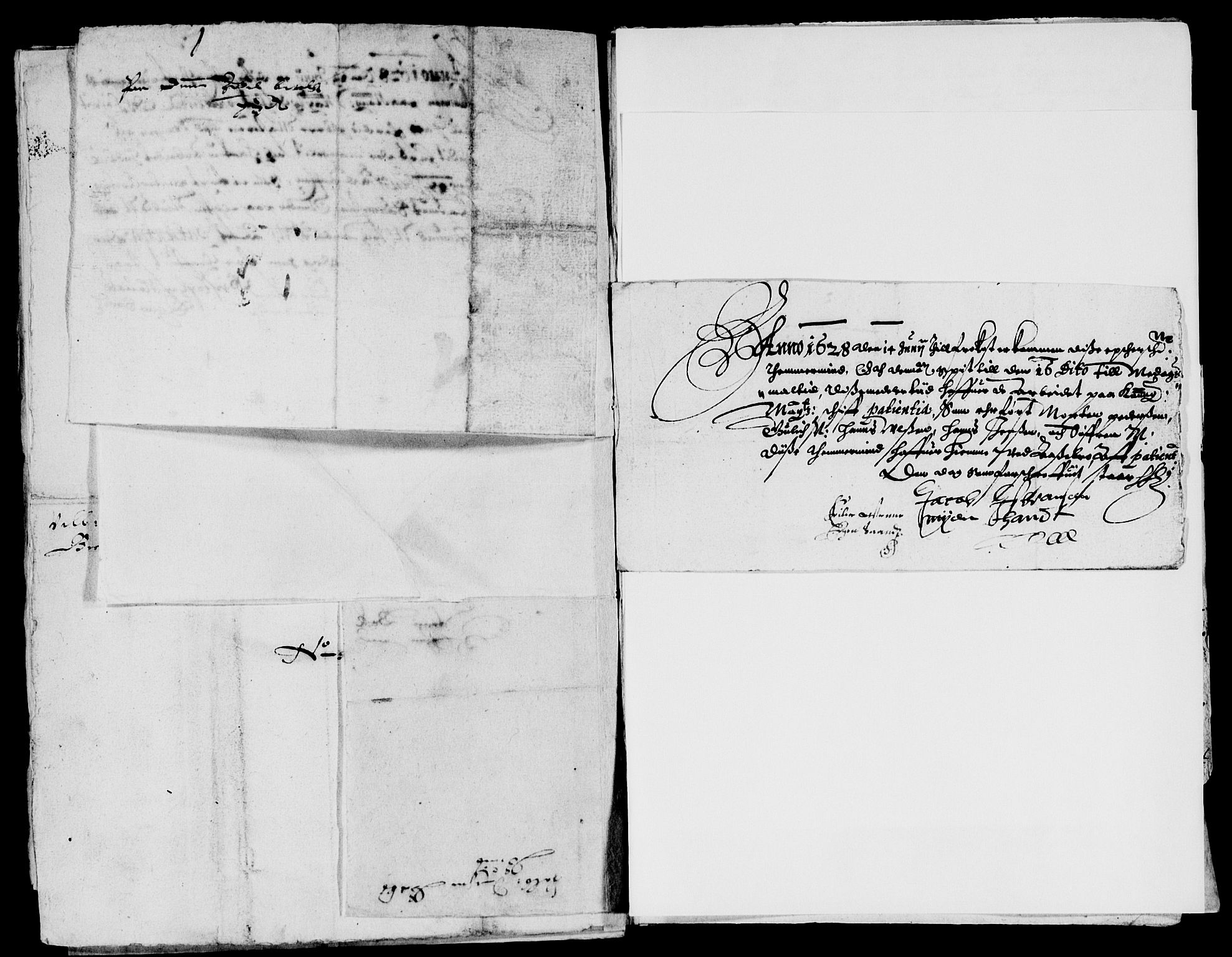 Rentekammeret inntil 1814, Reviderte regnskaper, Lensregnskaper, AV/RA-EA-5023/R/Rb/Rbp/L0013: Bratsberg len, 1628-1630