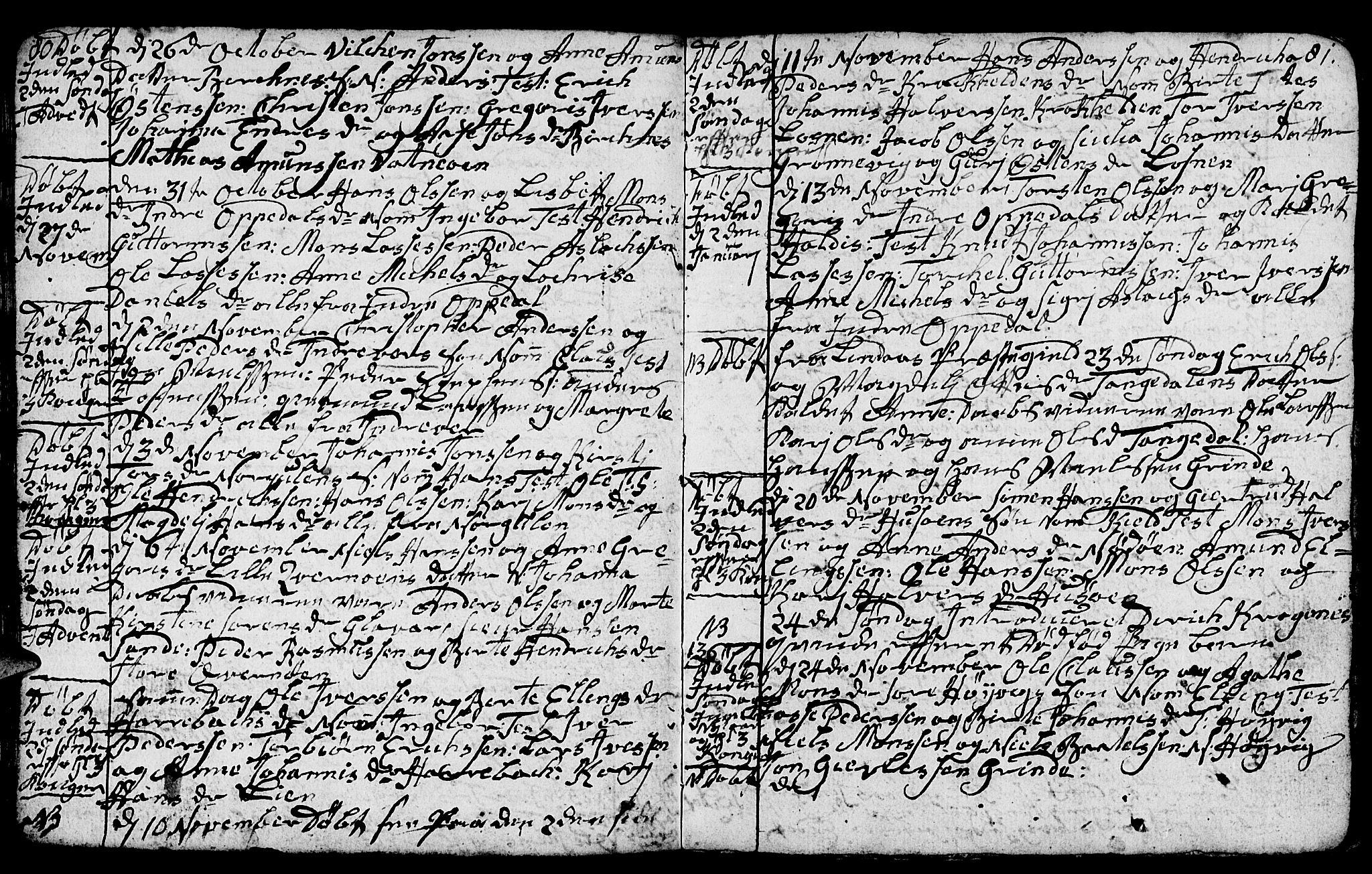 Gulen sokneprestembete, AV/SAB-A-80201/H/Hab: Parish register (copy) no. A 1, 1786-1791, p. 93