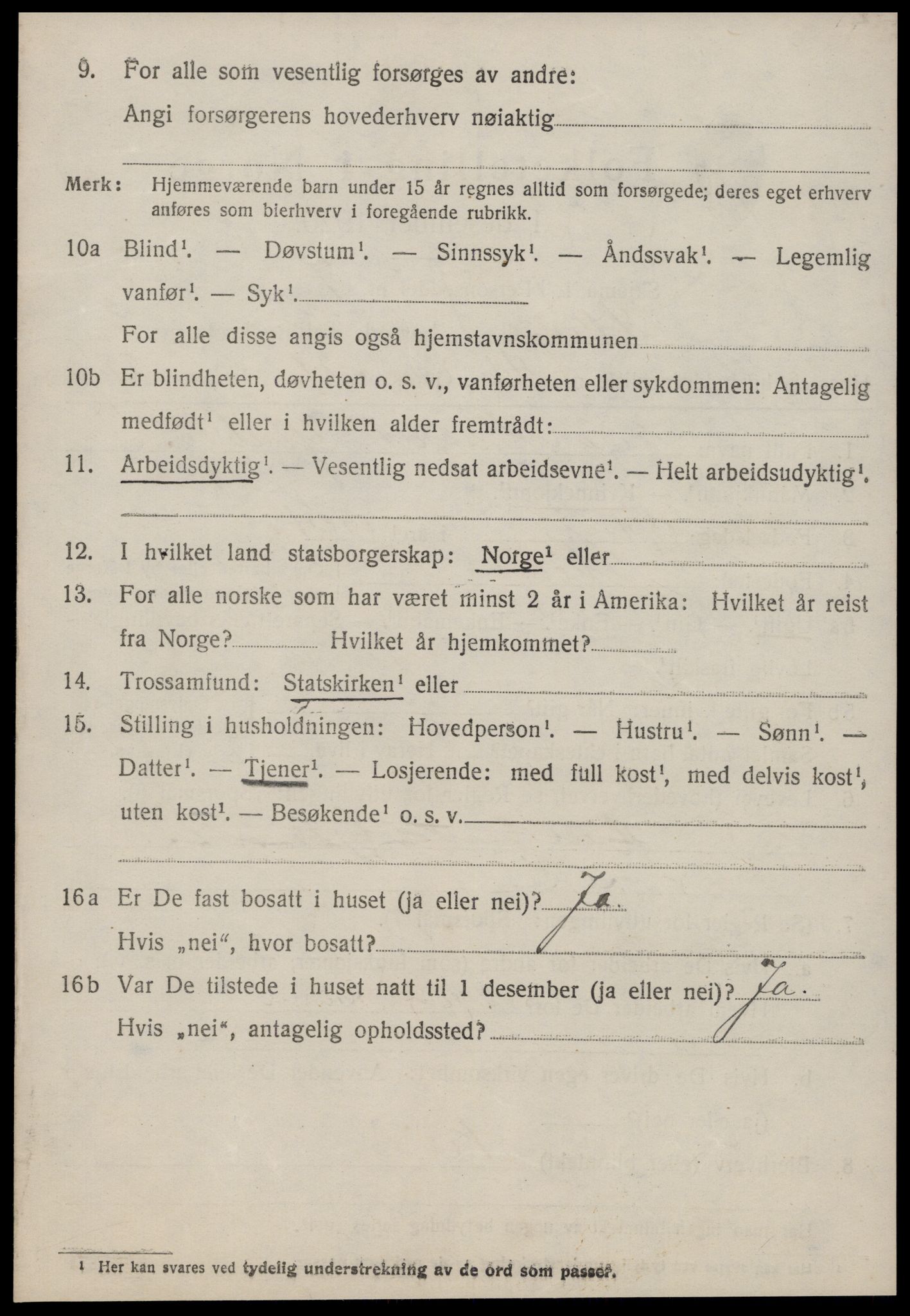 SAT, 1920 census for Skodje, 1920, p. 1814