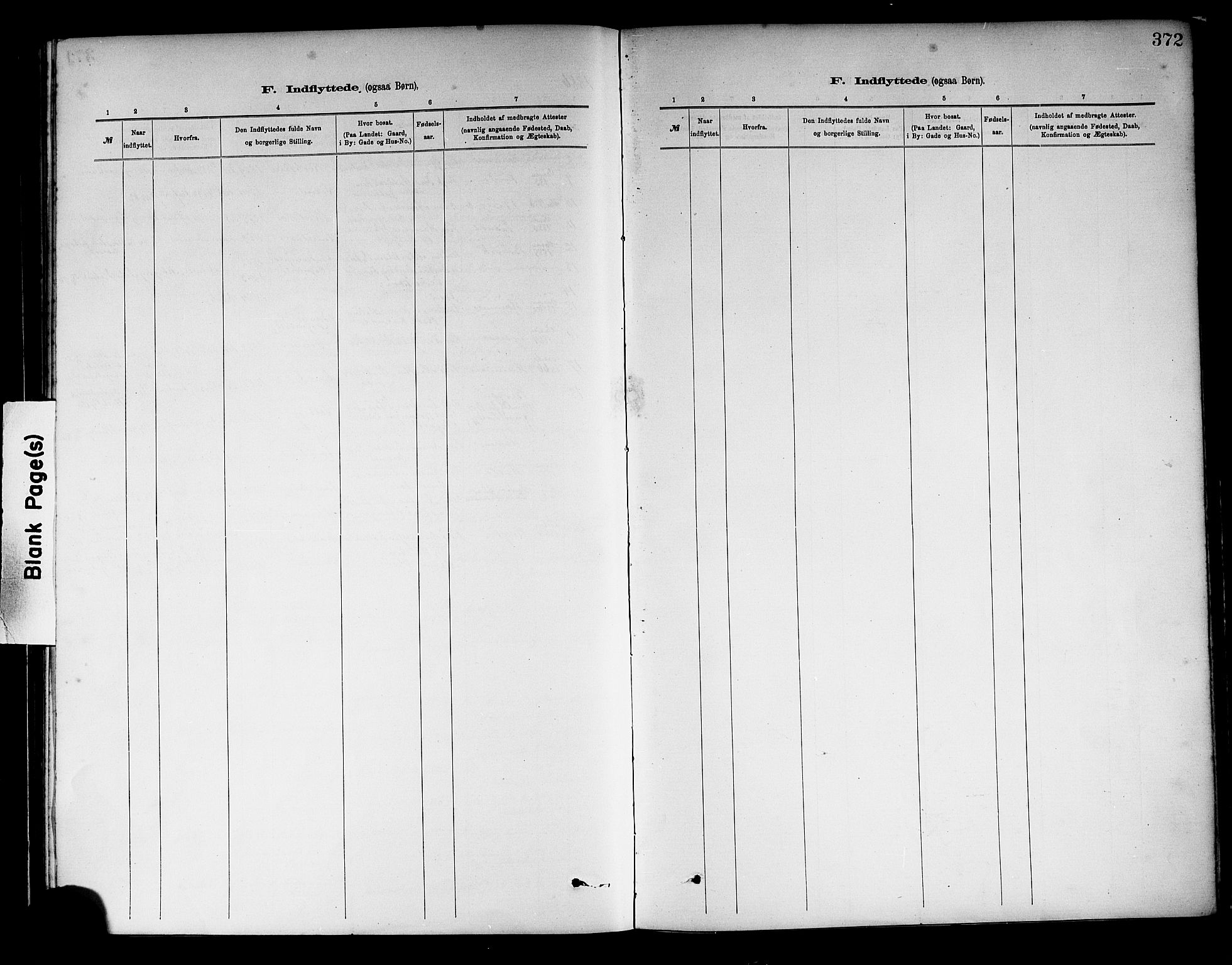 Haus sokneprestembete, SAB/A-75601/H/Haa: Parish register (official) no. A 19II, 1878-1886, p. 372