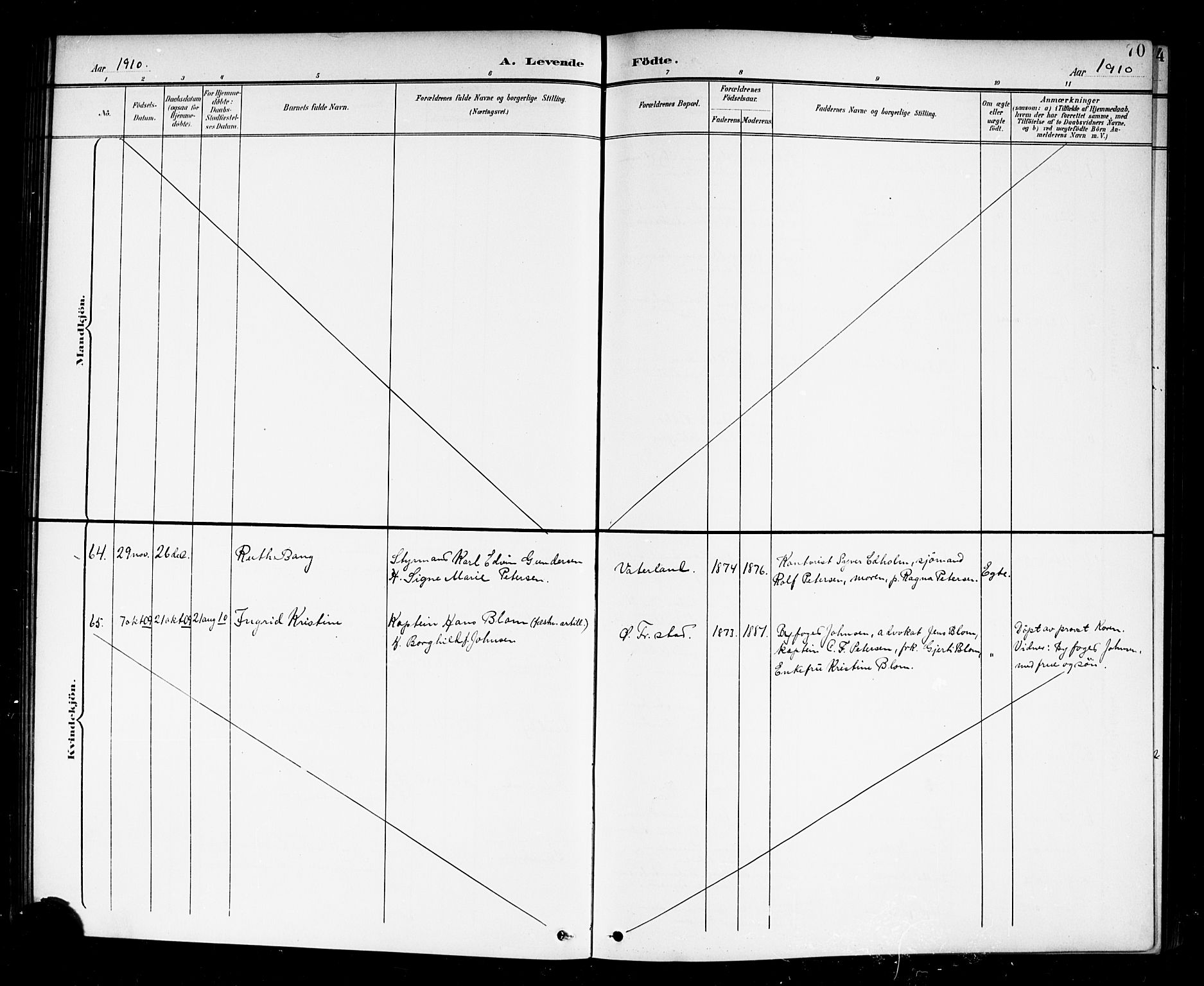 Østre Fredrikstad prestekontor Kirkebøker, AV/SAO-A-10907/G/Ga/L0002: Parish register (copy) no. 2, 1900-1919, p. 70