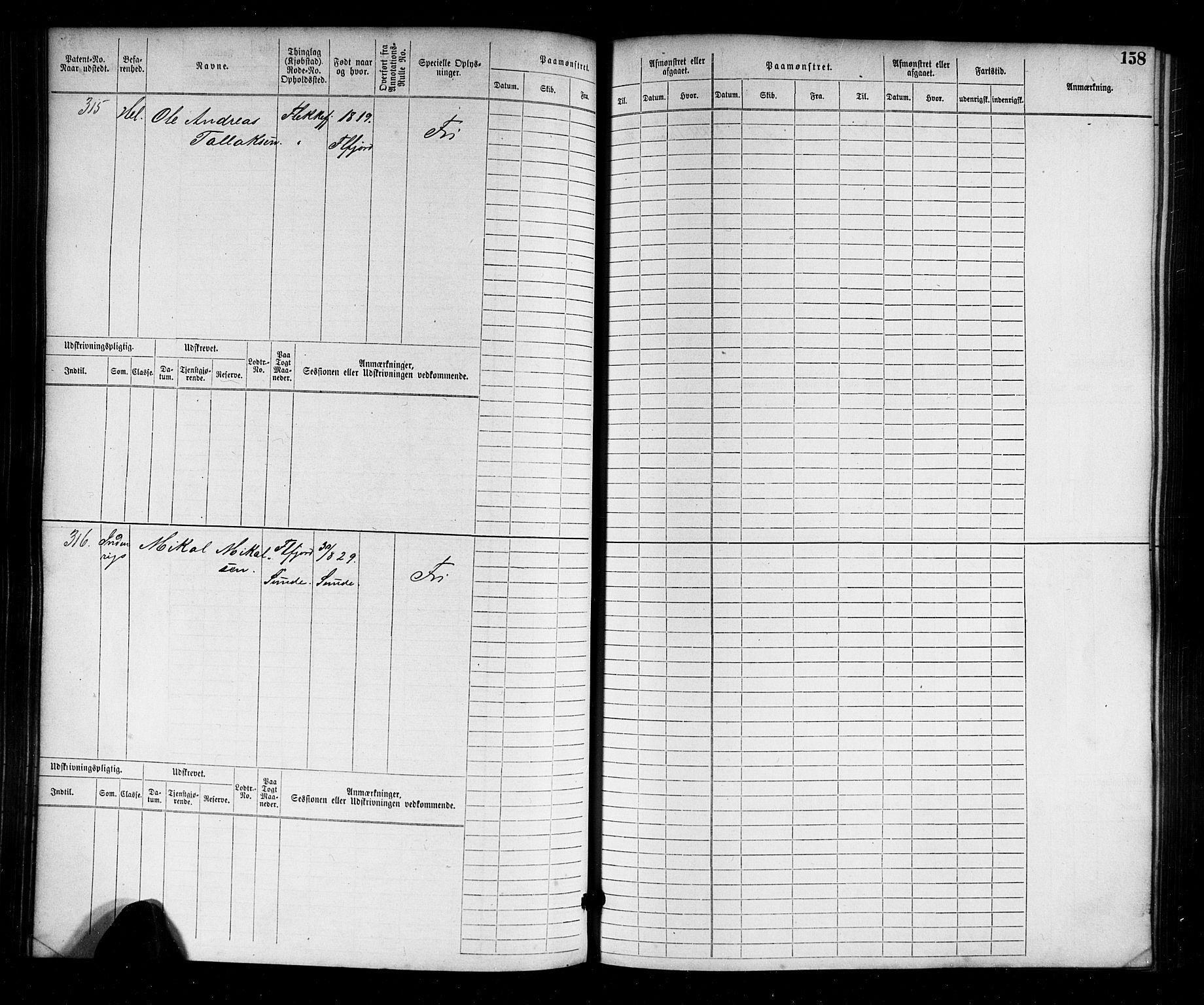 Flekkefjord mønstringskrets, AV/SAK-2031-0018/F/Fb/L0001: Hovedrulle nr 1-764, N-4, 1868-1900, p. 162