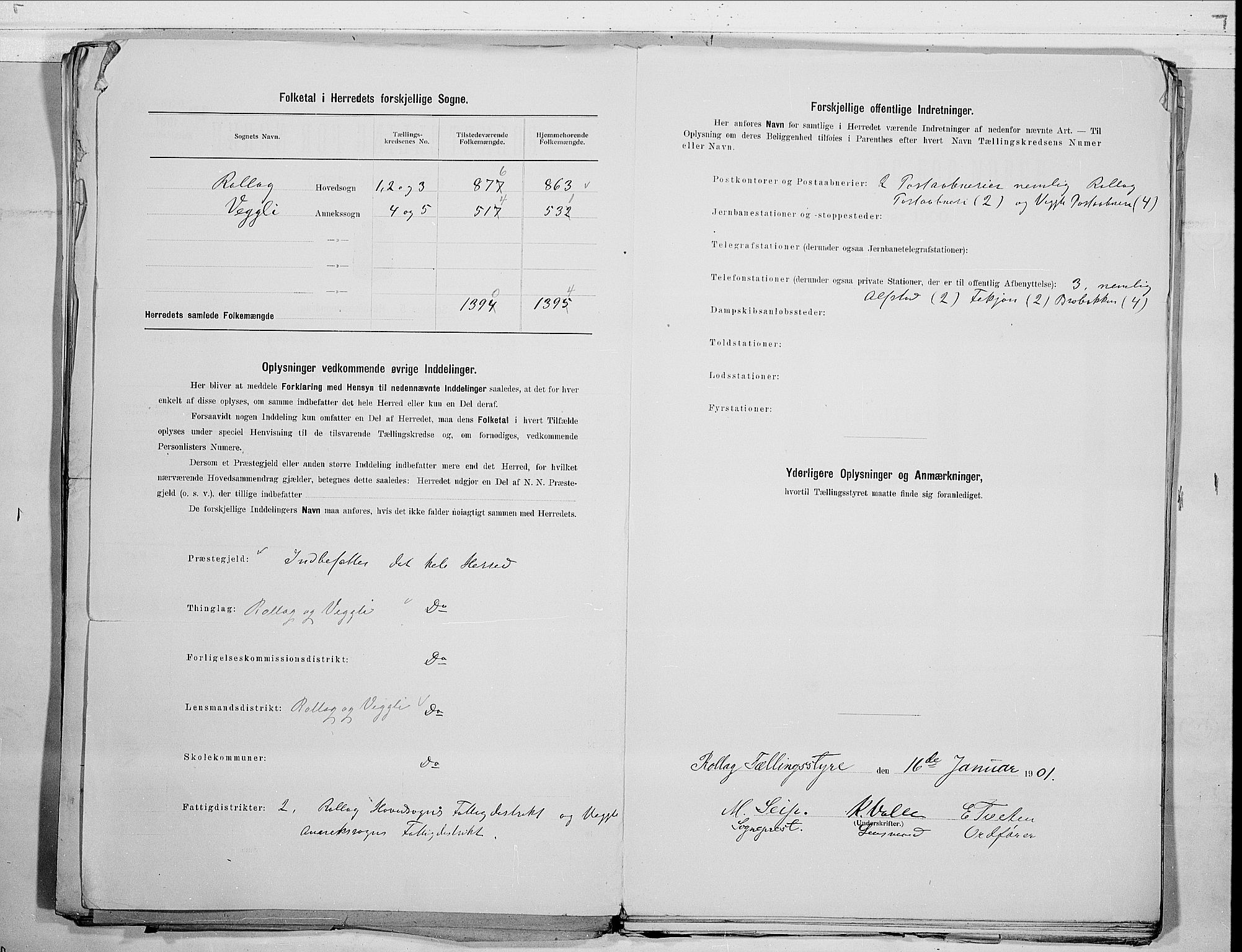 RA, 1900 census for Rollag, 1900, p. 3