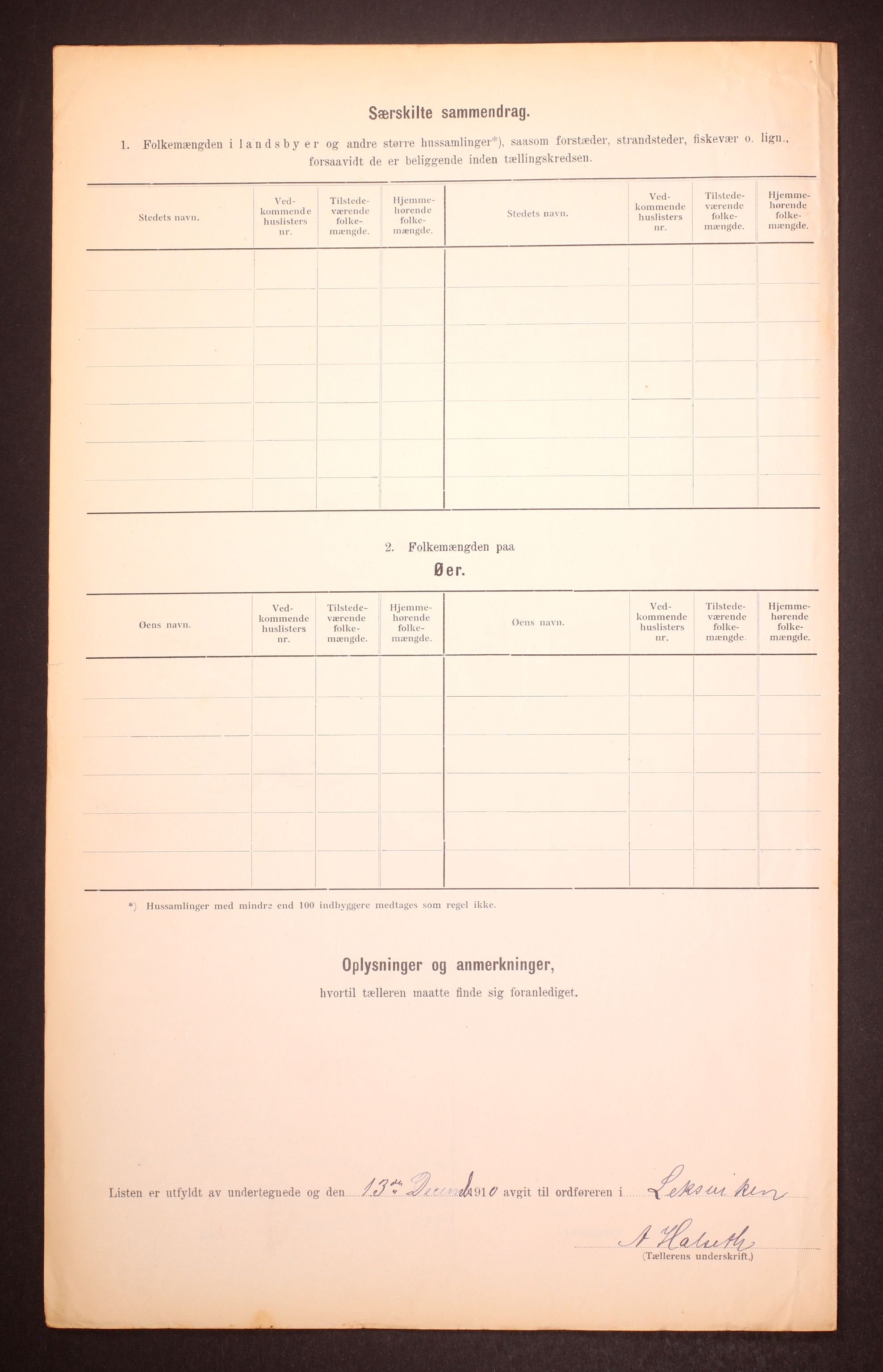 RA, 1910 census for Leksvik, 1910, p. 26