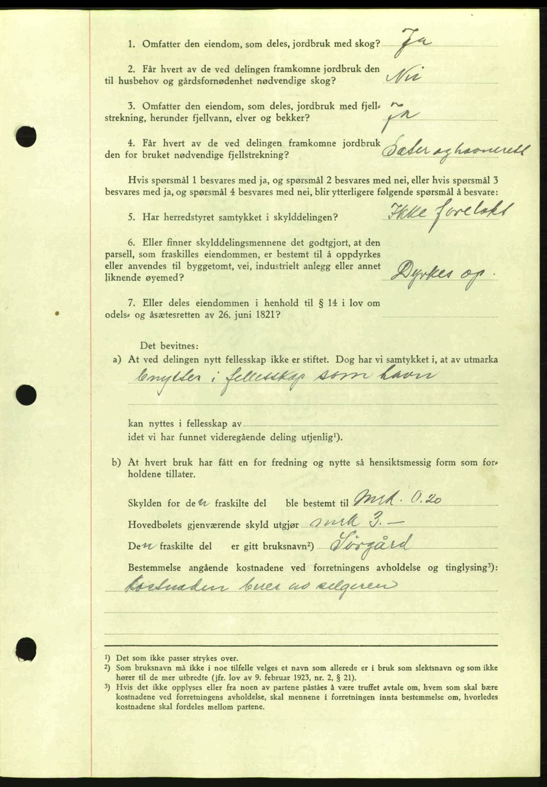 Romsdal sorenskriveri, AV/SAT-A-4149/1/2/2C: Mortgage book no. A17, 1944-1945, Diary no: : 141/1945