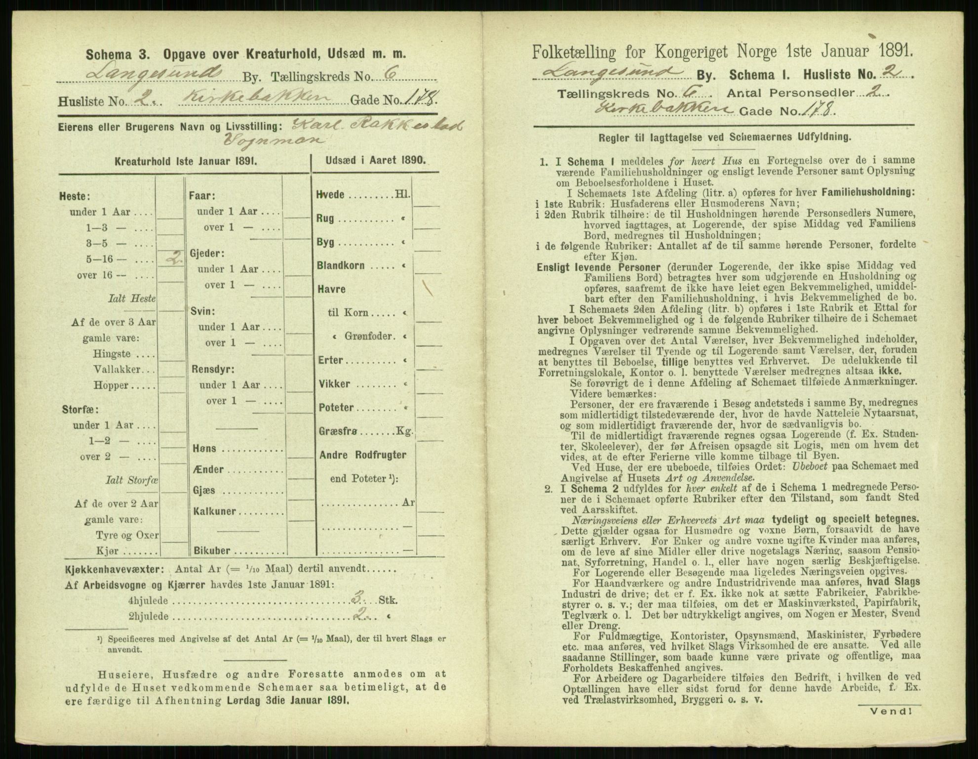 RA, 1891 census for 0802 Langesund, 1891, p. 386