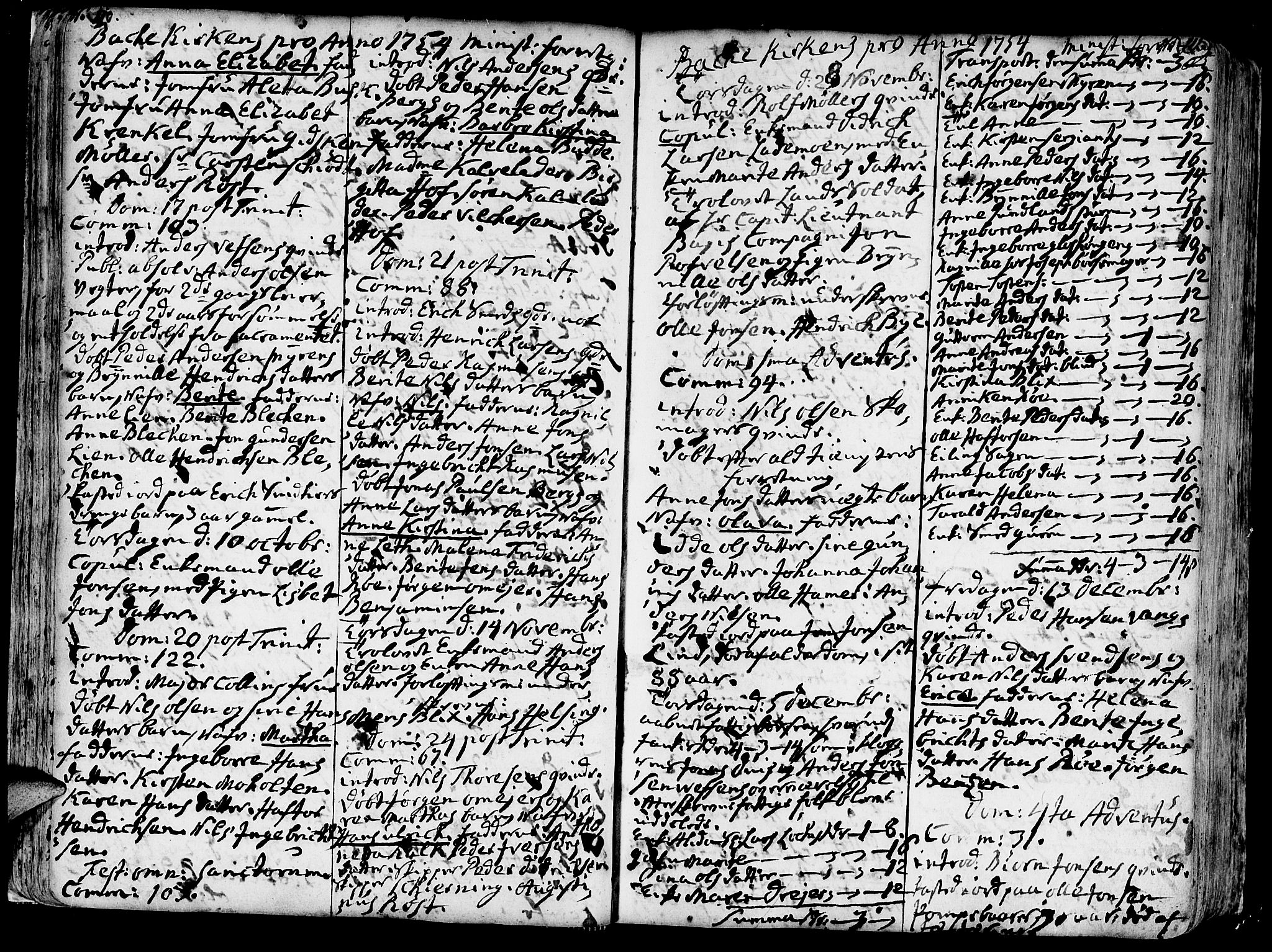 Ministerialprotokoller, klokkerbøker og fødselsregistre - Sør-Trøndelag, SAT/A-1456/606/L0276: Parish register (official) no. 606A01 /2, 1727-1779, p. 110-111