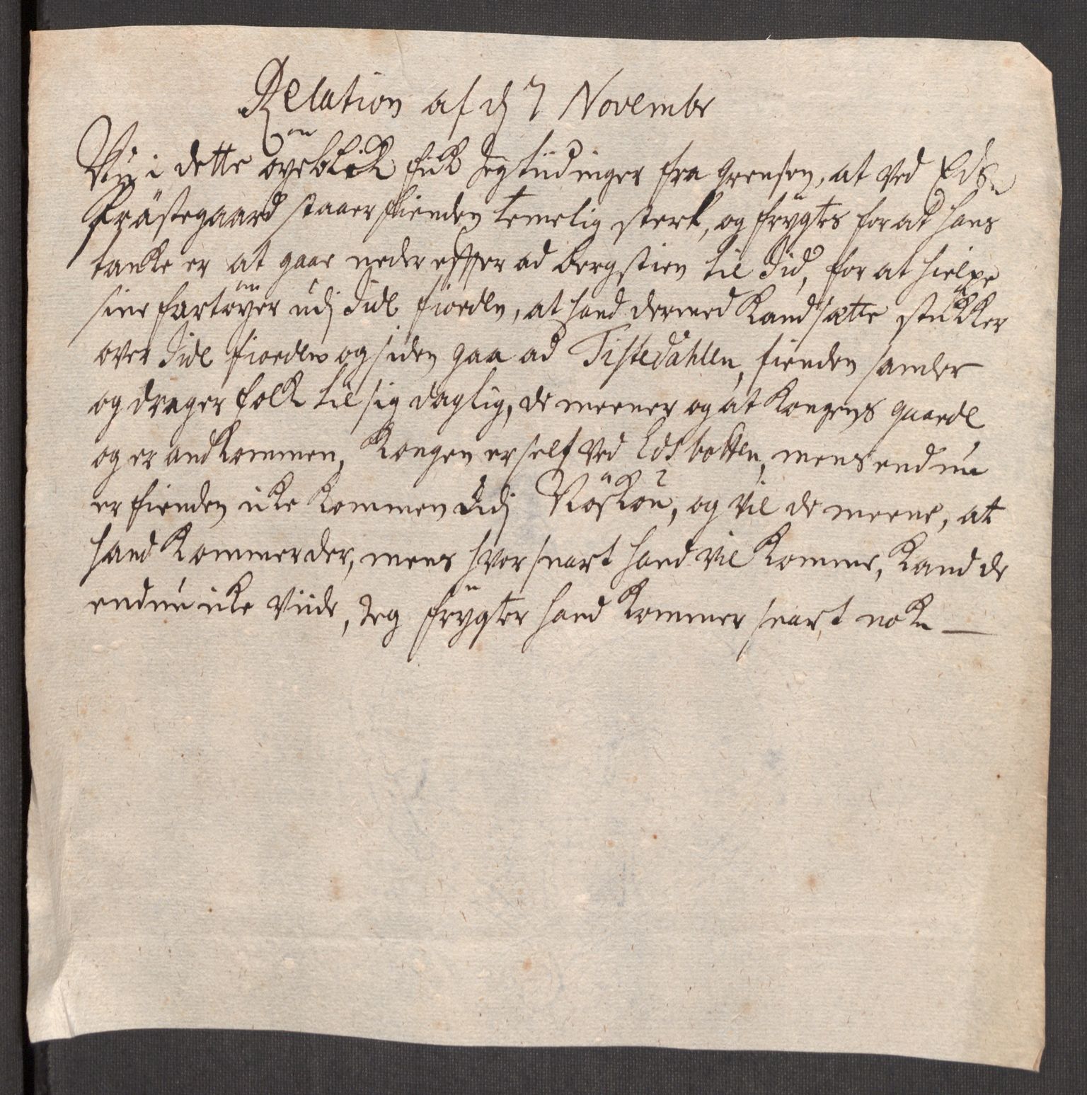 Kommanderende general (KG I) med Det norske krigsdirektorium, AV/RA-EA-5419/E/Eb/L0012: Kunnskap om fienden, kronologisk ordnet, 1718-1719, p. 473