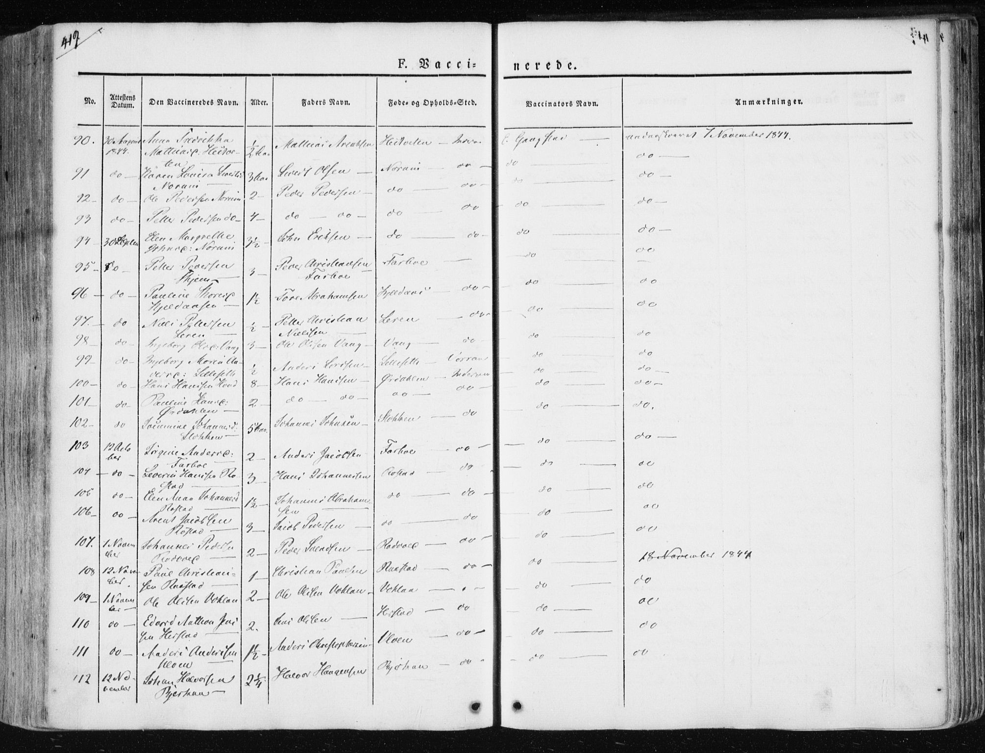 Ministerialprotokoller, klokkerbøker og fødselsregistre - Nord-Trøndelag, SAT/A-1458/730/L0280: Parish register (official) no. 730A07 /1, 1840-1854, p. 419