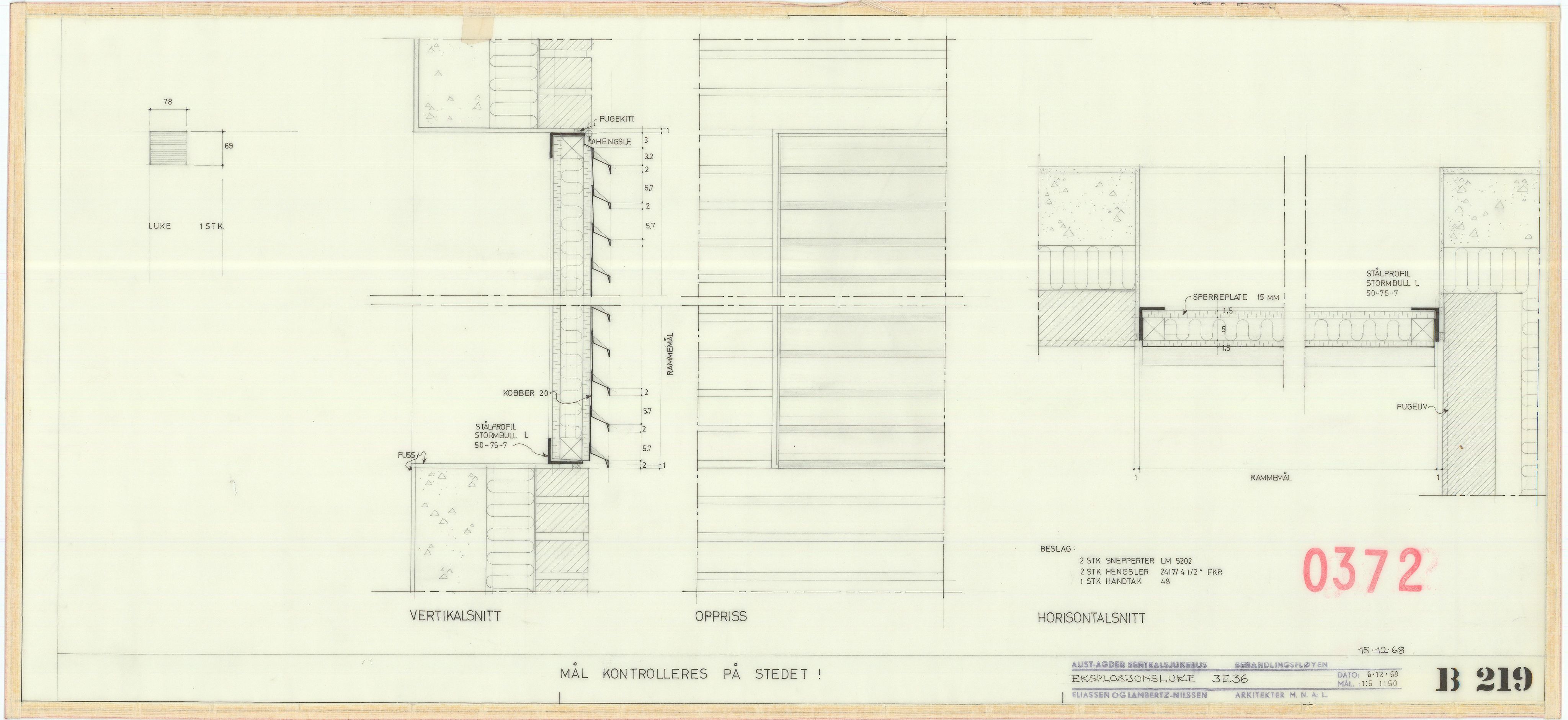 Eliassen og Lambertz-Nilssen Arkitekter, AAKS/PA-2983/T/T02/L0006: Tegningskogger 0372, 1967-1972, p. 10