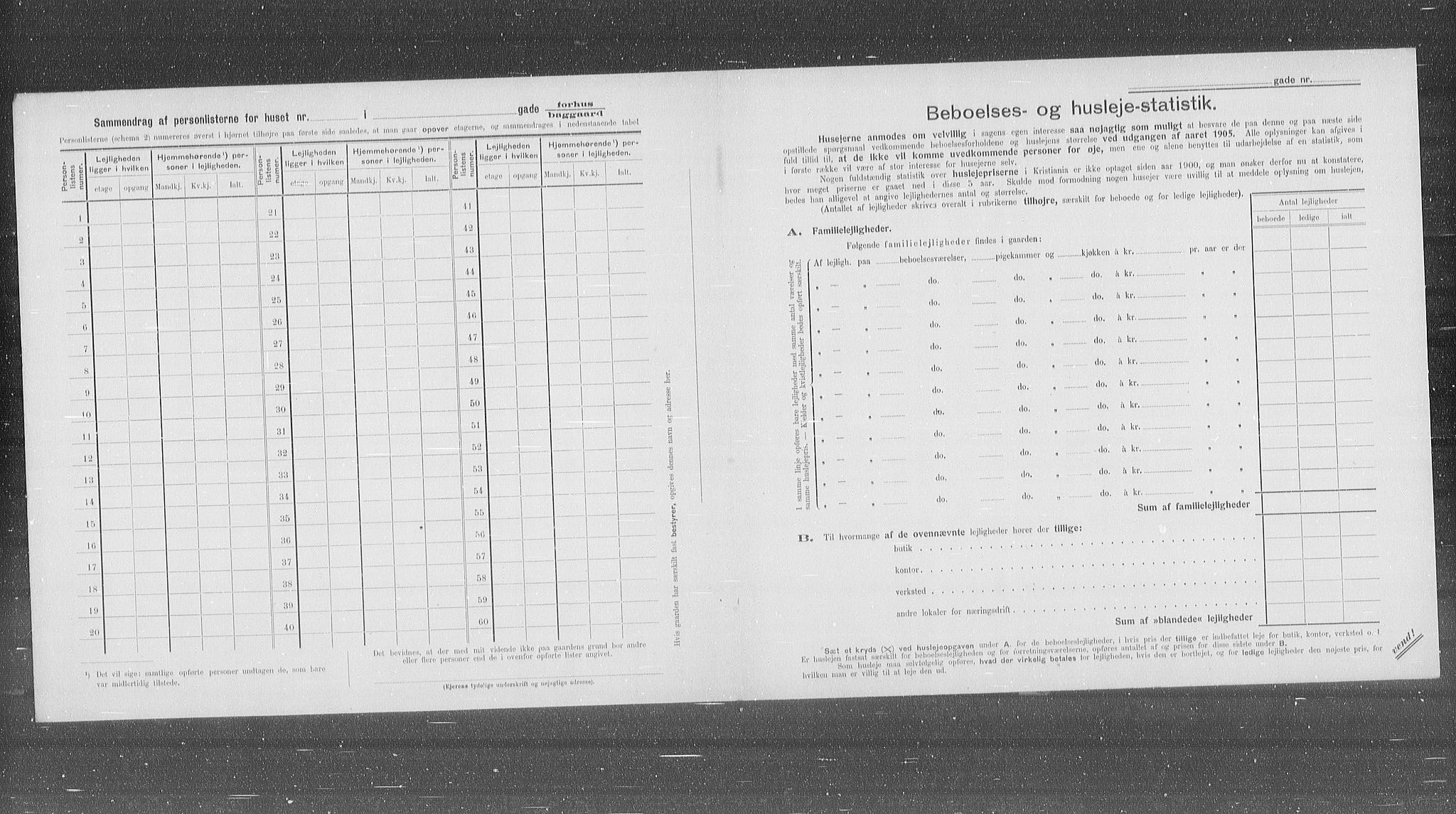 OBA, Municipal Census 1905 for Kristiania, 1905, p. 51744