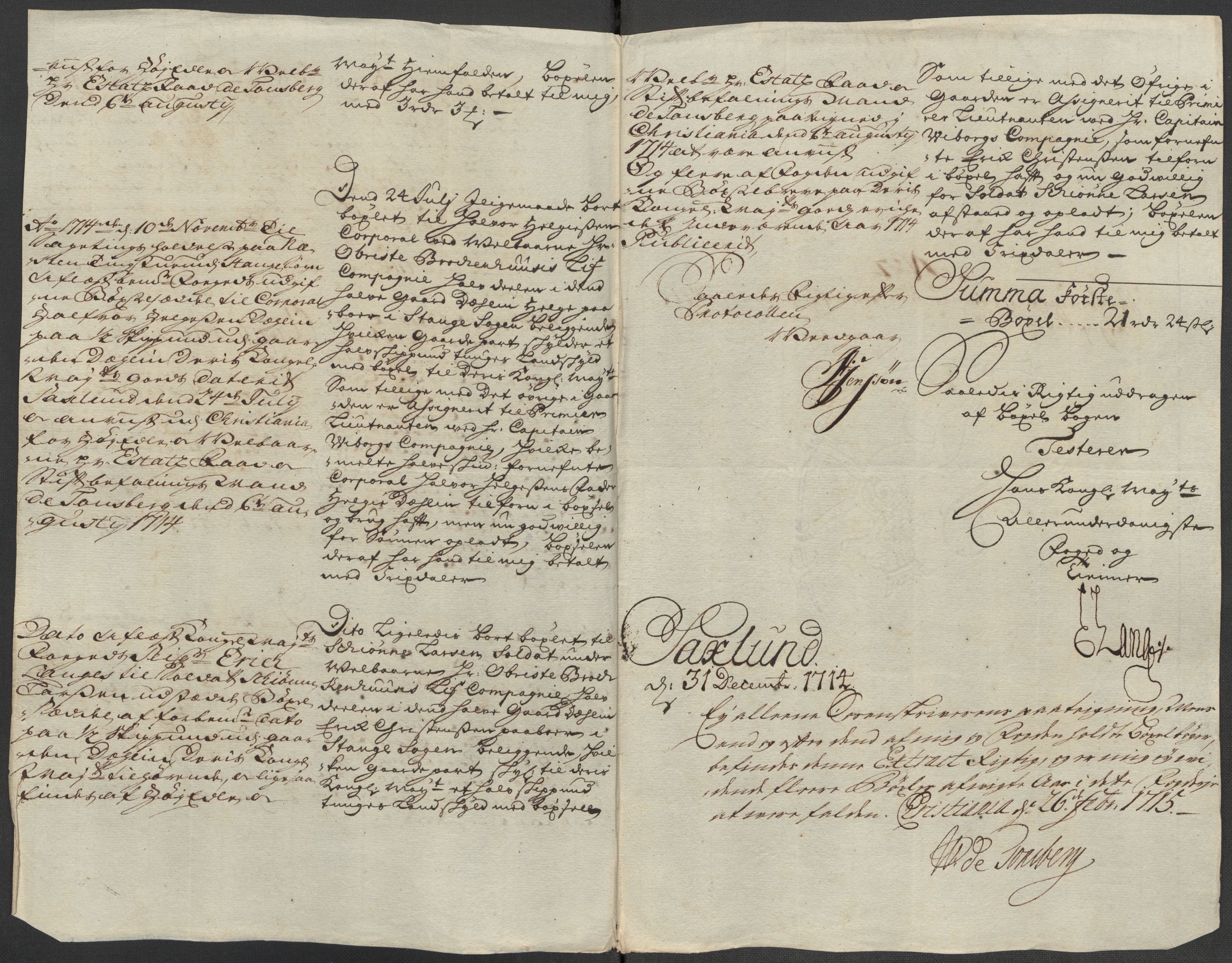 Rentekammeret inntil 1814, Reviderte regnskaper, Fogderegnskap, AV/RA-EA-4092/R16/L1051: Fogderegnskap Hedmark, 1714, p. 202