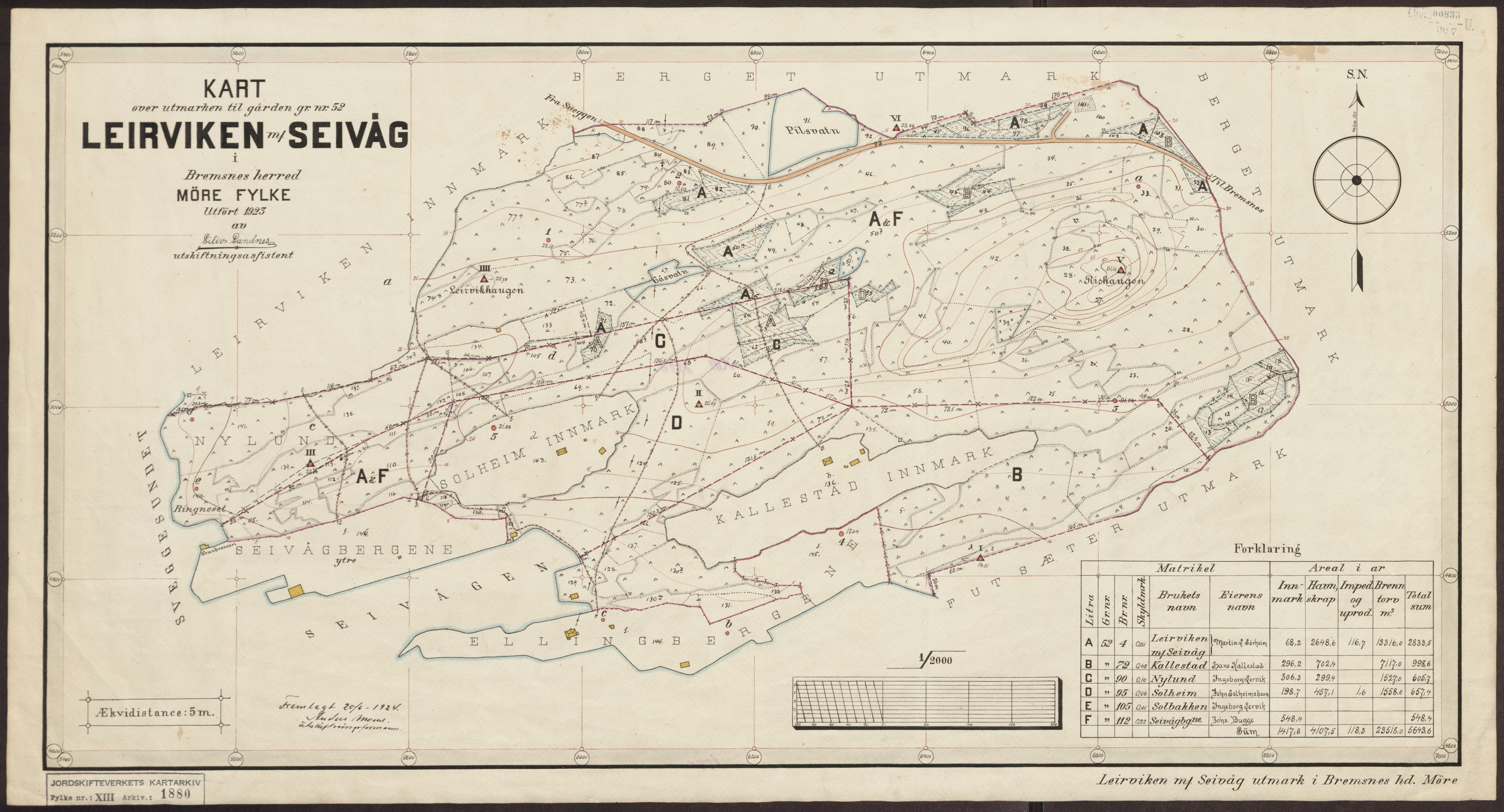 Jordskifteverkets kartarkiv, AV/RA-S-3929/T, 1859-1988, p. 2278