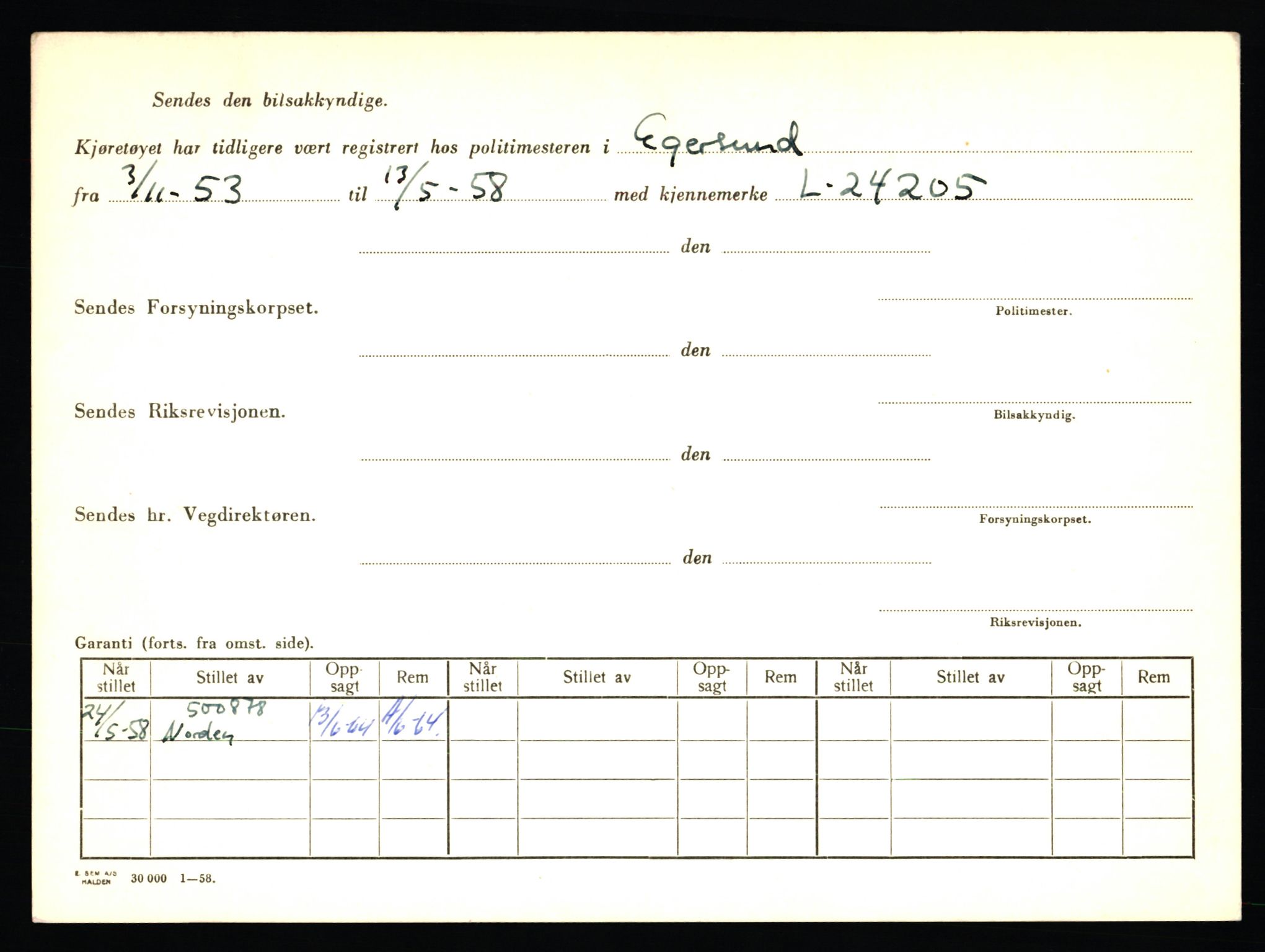 Stavanger trafikkstasjon, AV/SAST-A-101942/0/F/L0065: L-65400 - L-67649, 1930-1971, p. 648