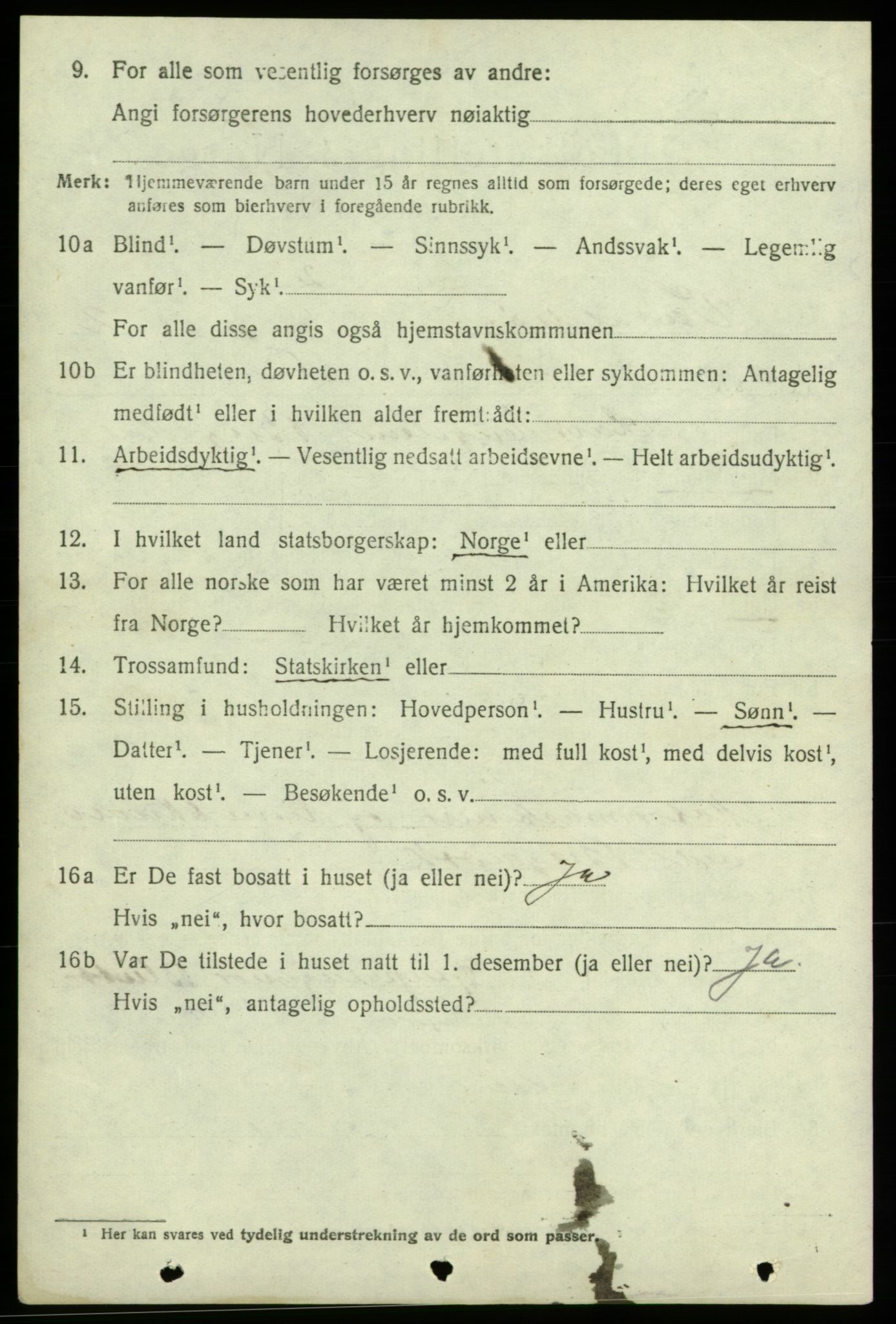 SAB, 1920 census for Varaldsøy, 1920, p. 740