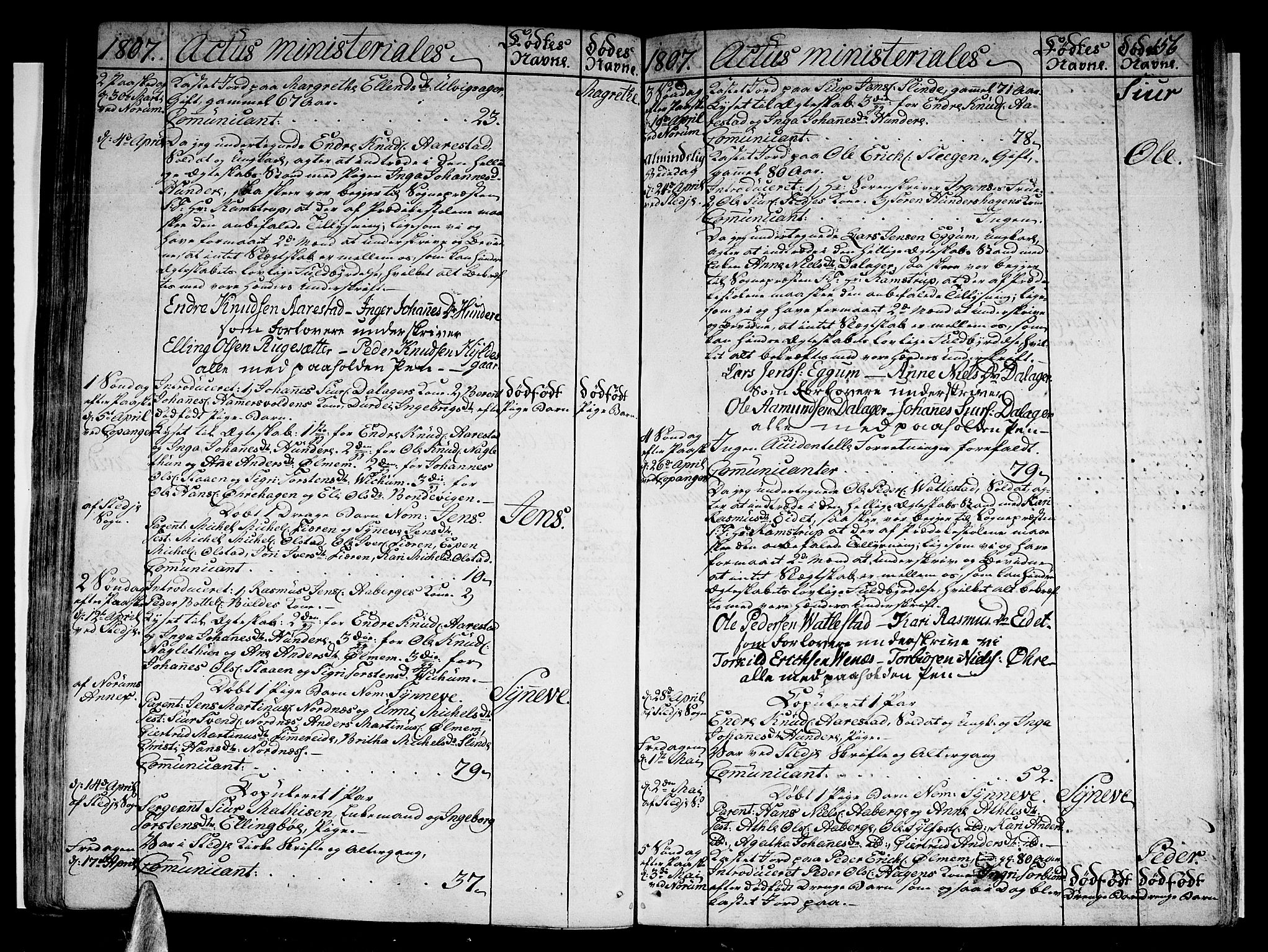 Sogndal sokneprestembete, SAB/A-81301/H/Haa/Haaa/L0008: Parish register (official) no. A 8, 1795-1809, p. 156