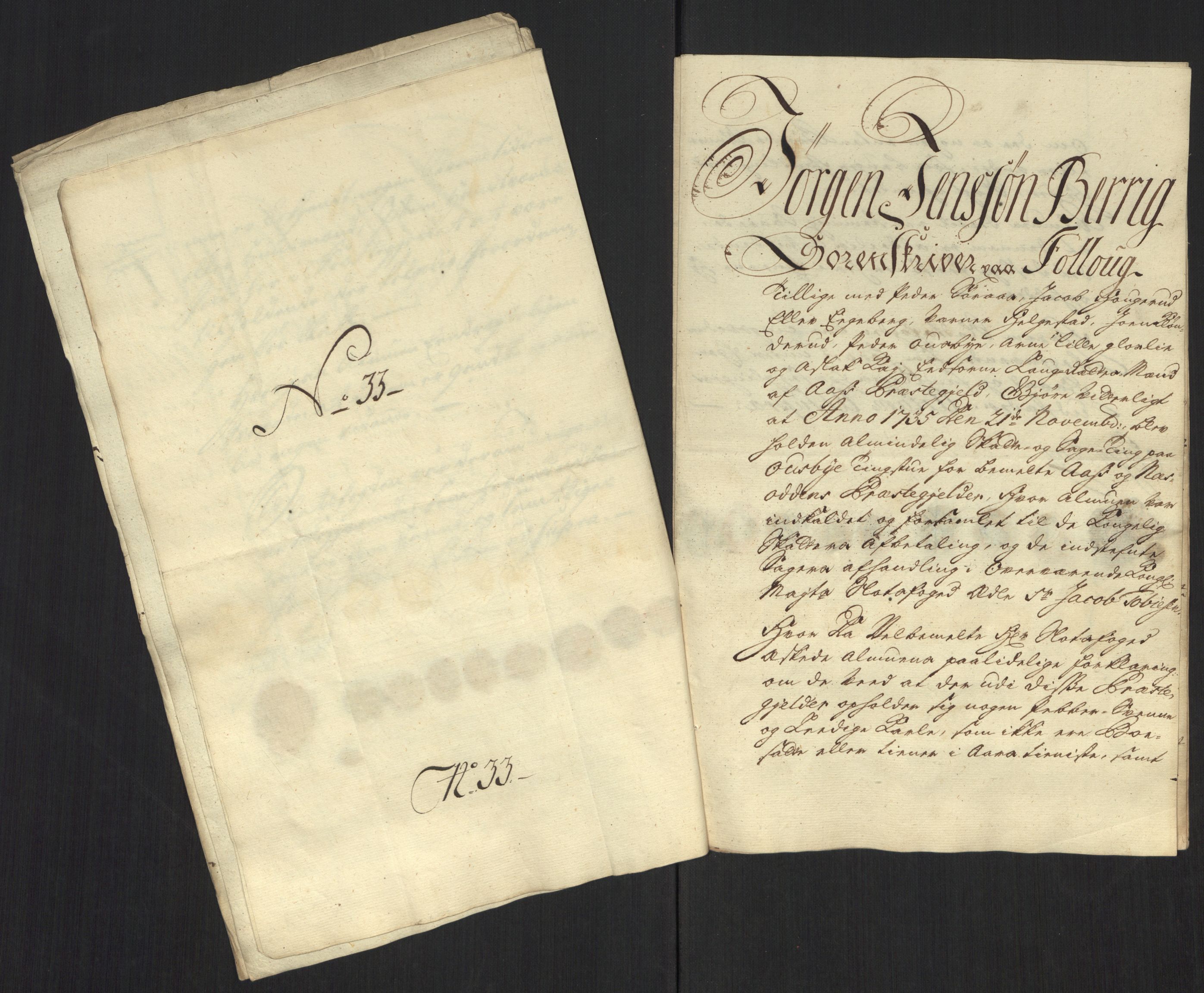 Rentekammeret inntil 1814, Reviderte regnskaper, Fogderegnskap, AV/RA-EA-4092/R10/L0474: Fogderegnskap Aker og Follo, 1735, p. 125