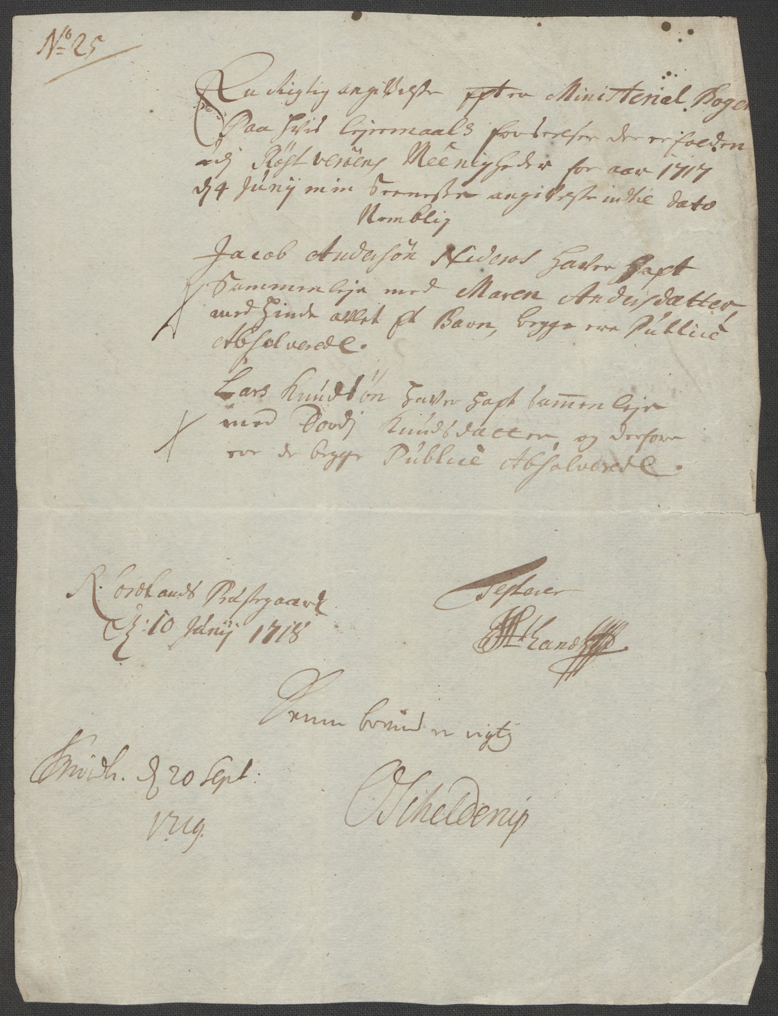 Rentekammeret inntil 1814, Reviderte regnskaper, Fogderegnskap, AV/RA-EA-4092/R67/L4684: Fogderegnskap Vesterålen, Andenes og Lofoten, 1718, p. 267