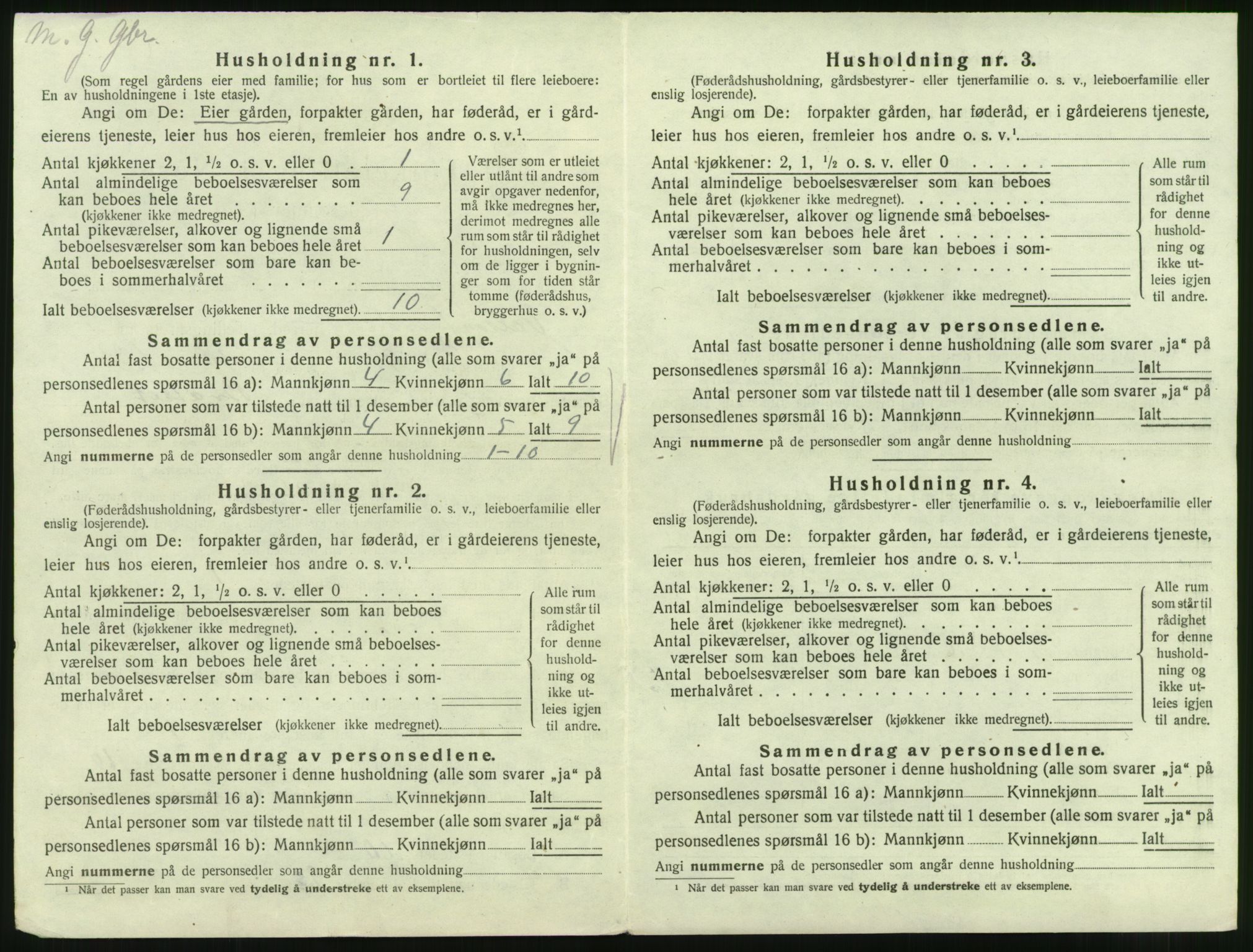 SAT, 1920 census for Valsøyfjord, 1920, p. 32