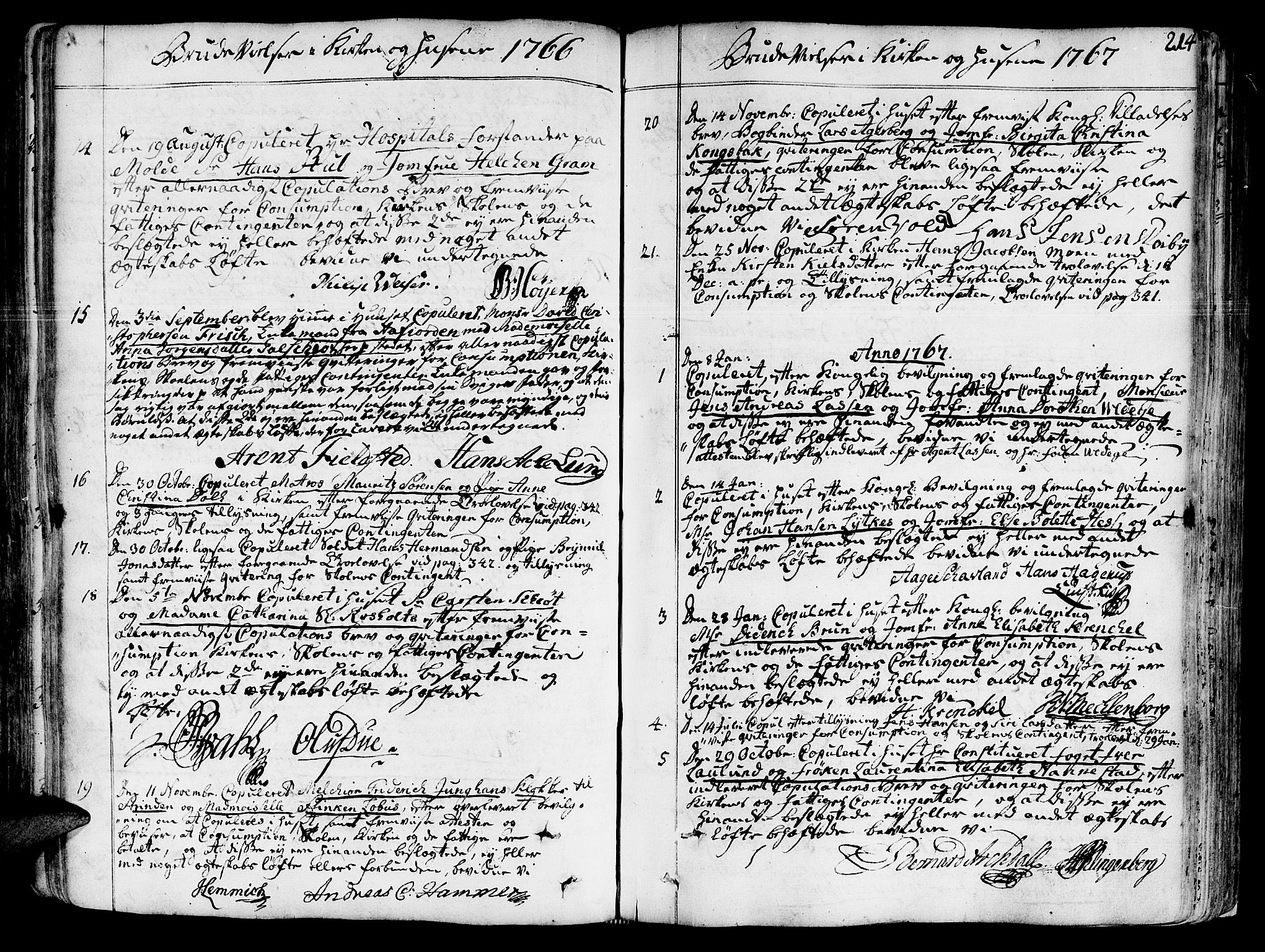 Ministerialprotokoller, klokkerbøker og fødselsregistre - Sør-Trøndelag, SAT/A-1456/602/L0103: Parish register (official) no. 602A01, 1732-1774, p. 214