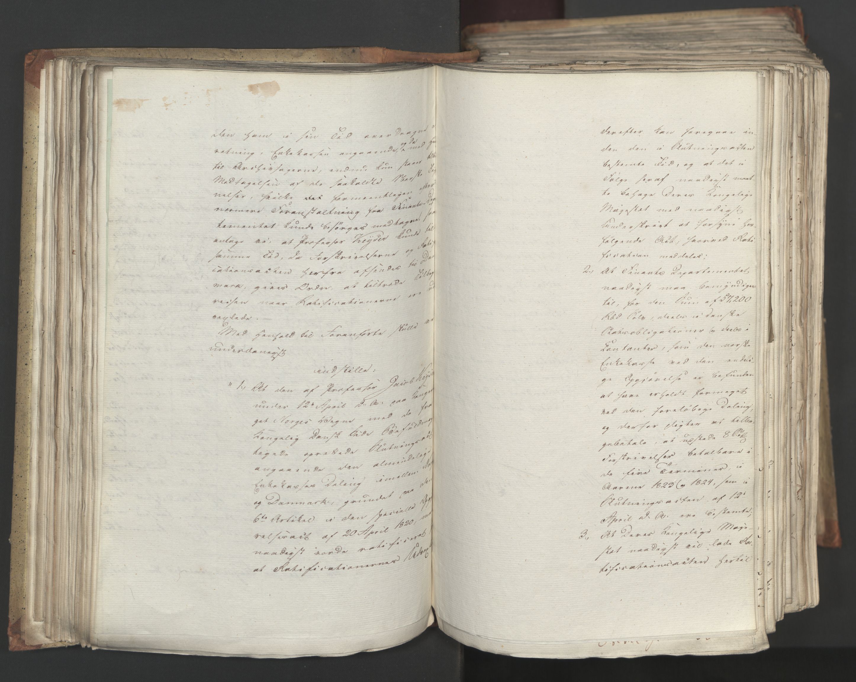 Statsrådsavdelingen i Stockholm, AV/RA-S-1003/D/Da/L0034: Regjeringsinnstillinger nr. 275-540, 1823, p. 147