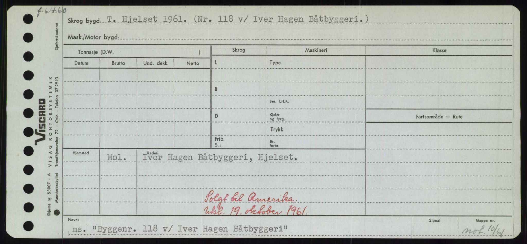 Sjøfartsdirektoratet med forløpere, Skipsmålingen, RA/S-1627/H/Hd/L0006: Fartøy, Byg-Båt, p. 309