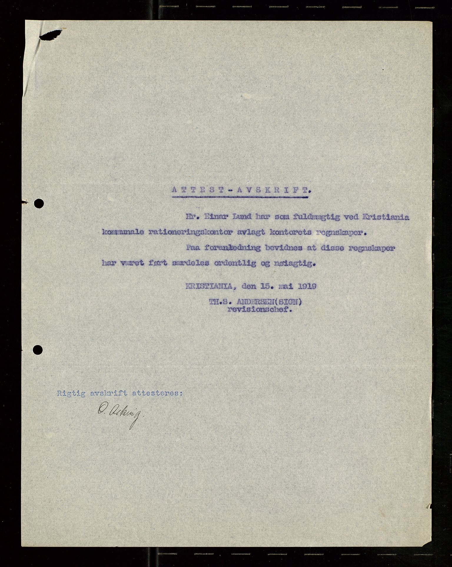 Pa 1521 - A/S Norske Shell, SAST/A-101915/E/Ea/Eaa/L0007: Sjefskorrespondanse, 1919, p. 506