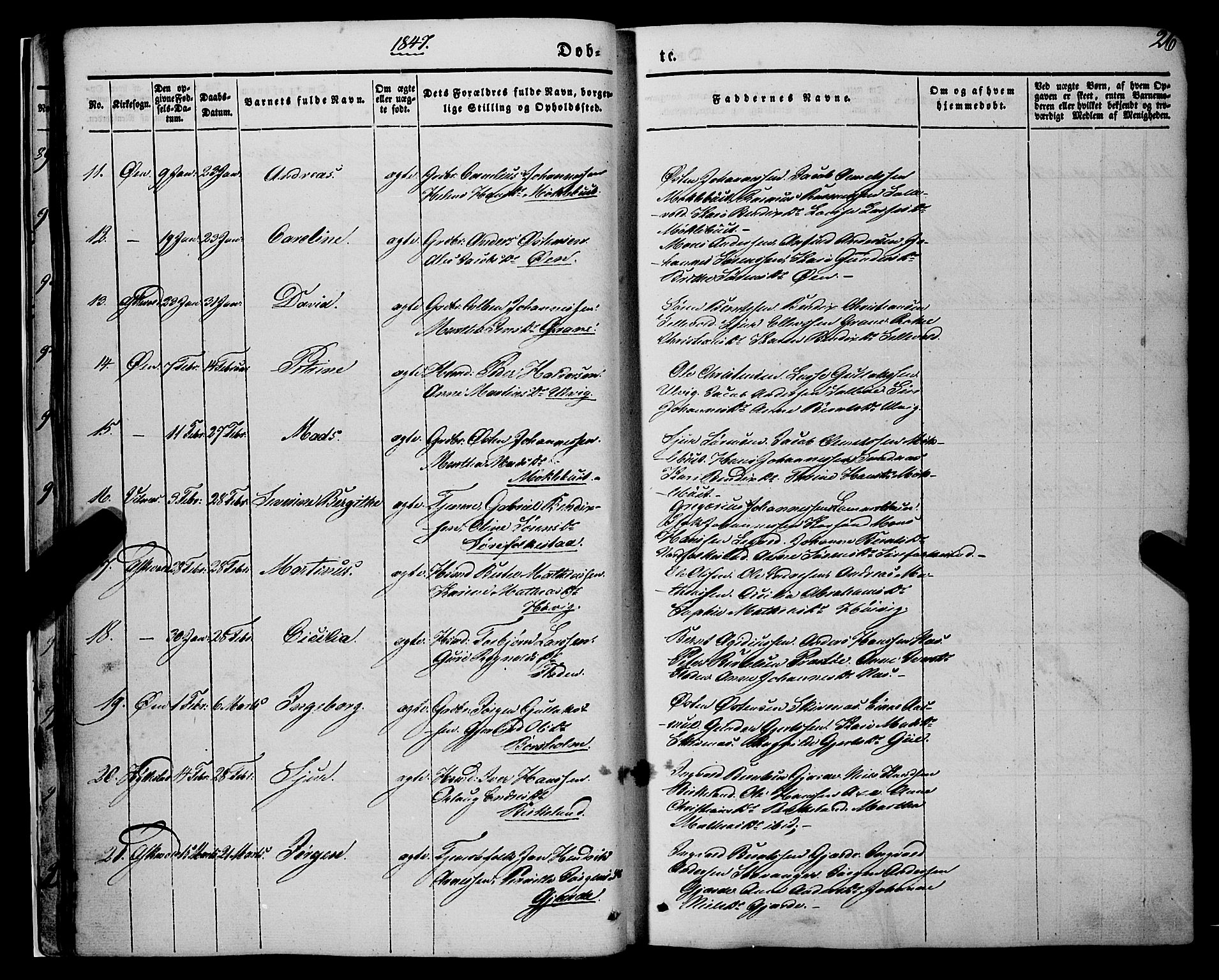 Askvoll sokneprestembete, SAB/A-79501/H/Haa/Haaa/L0011/0001: Parish register (official) no. A 11 I, 1845-1864, p. 26