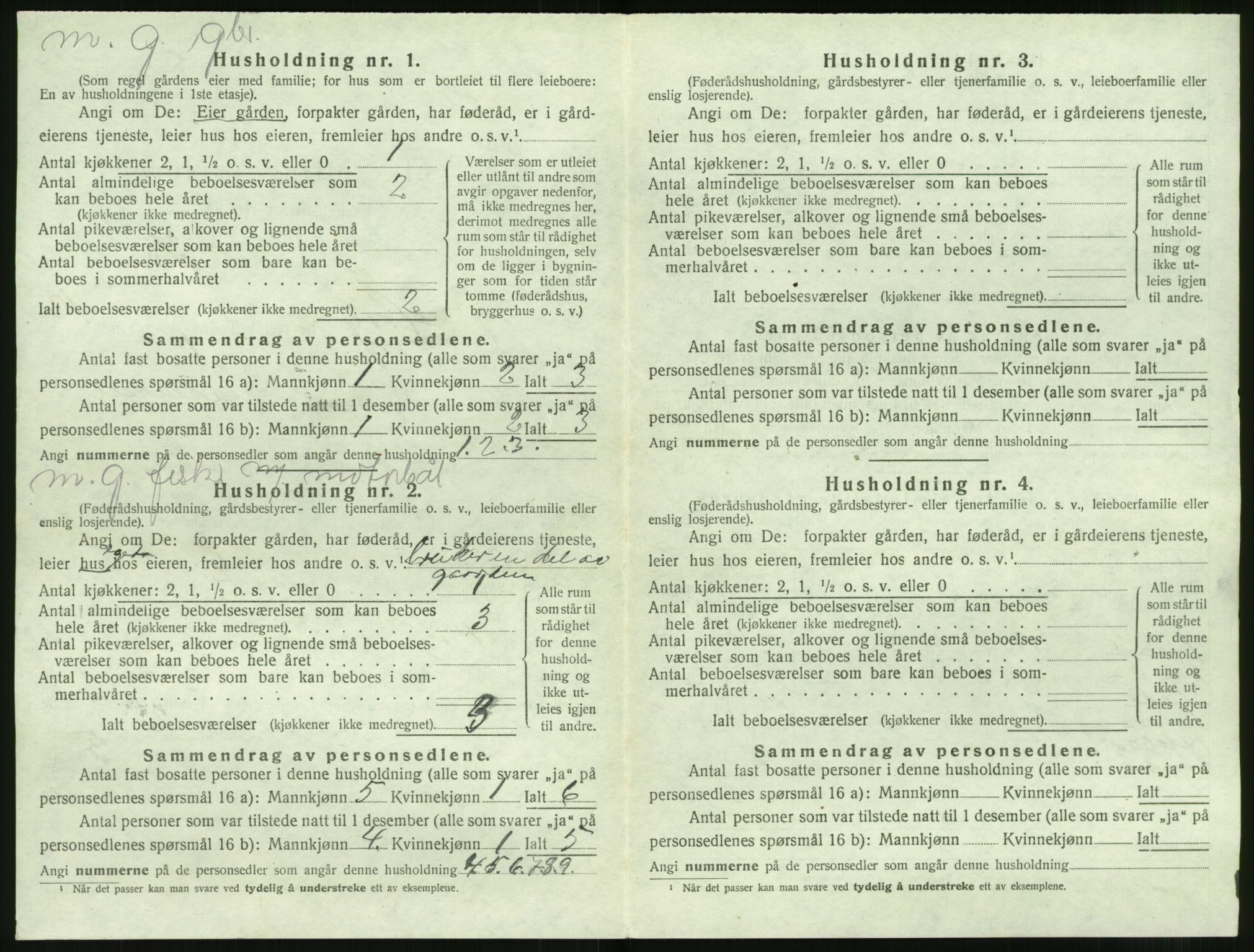 SAT, 1920 census for Herøy (MR), 1920, p. 1092