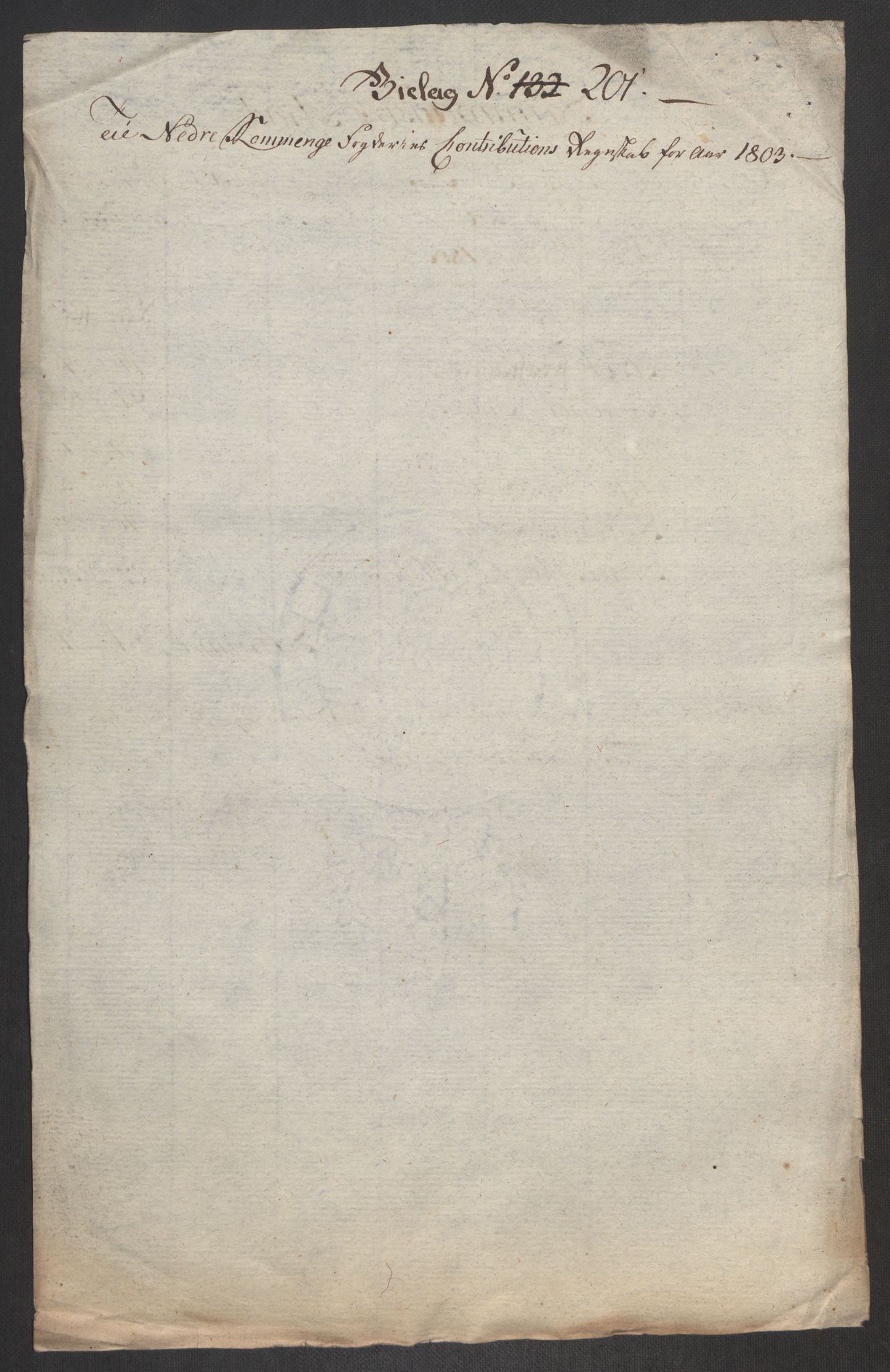 Rentekammeret inntil 1814, Reviderte regnskaper, Fogderegnskap, AV/RA-EA-4092/R11/L0679: Fogderegnskap Nedre Romerike, 1803, p. 525