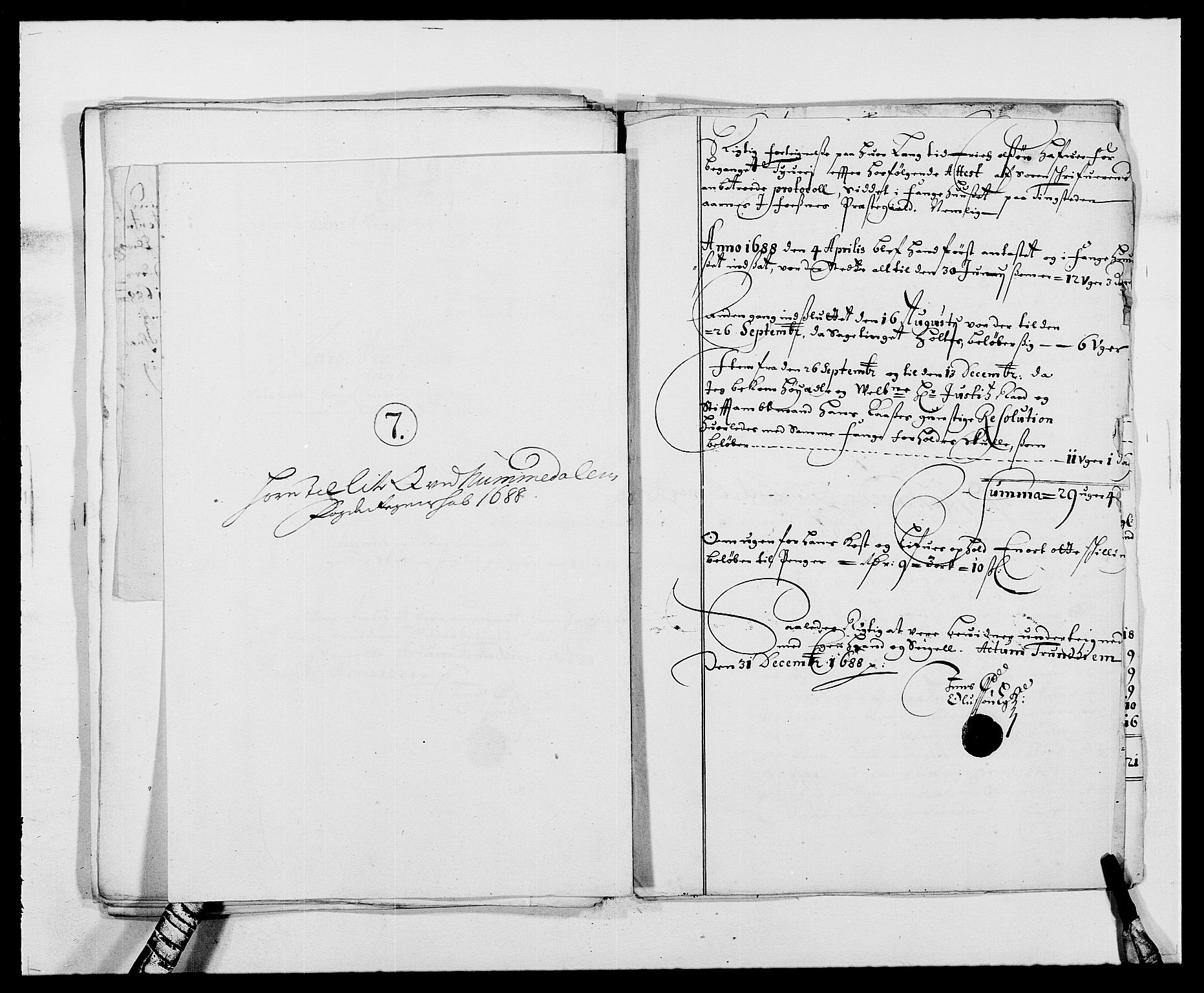 Rentekammeret inntil 1814, Reviderte regnskaper, Fogderegnskap, AV/RA-EA-4092/R64/L4422: Fogderegnskap Namdal, 1687-1689, p. 190