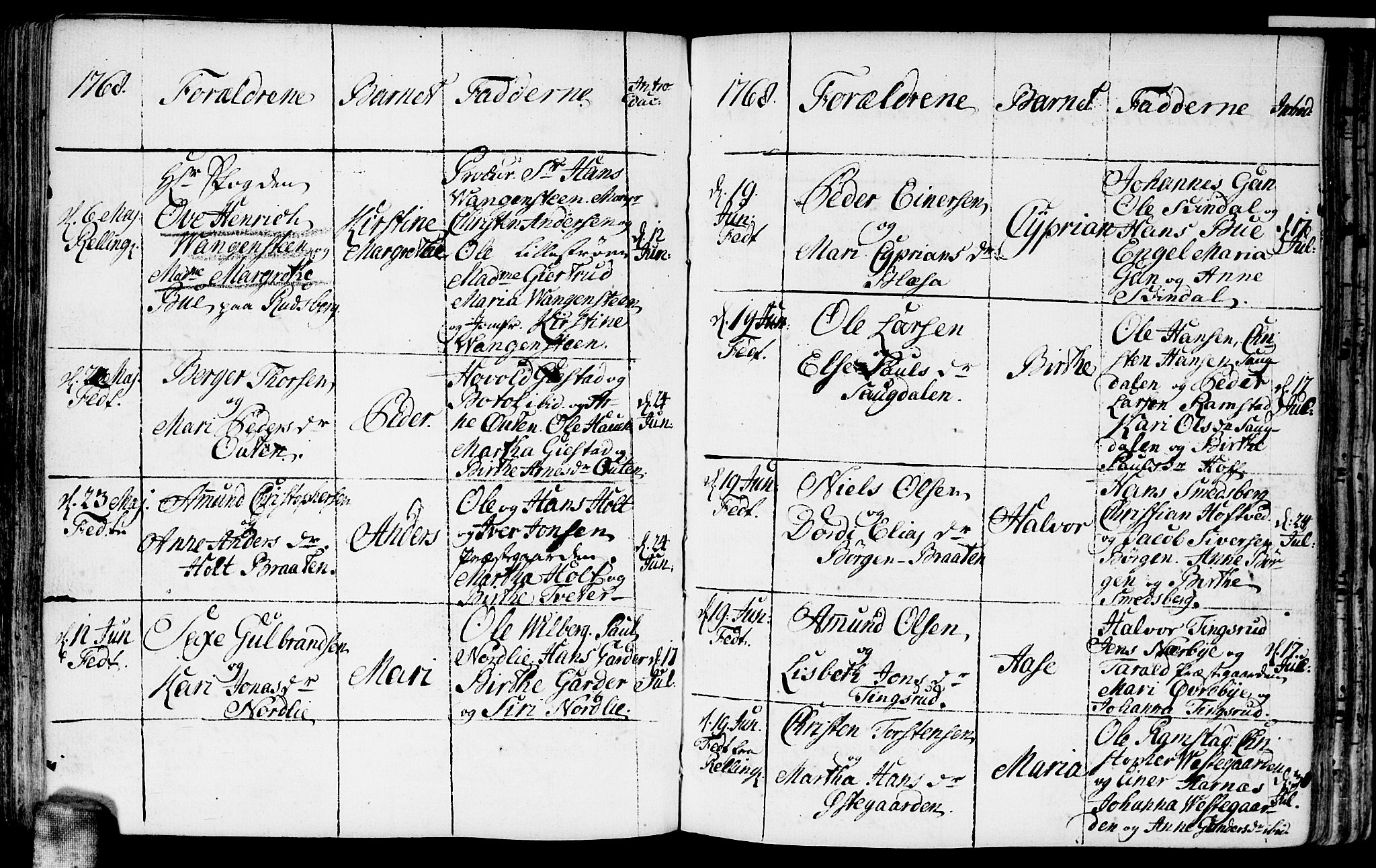 Fet prestekontor Kirkebøker, SAO/A-10370a/F/Fa/L0004: Parish register (official) no. I 4, 1751-1773, p. 113