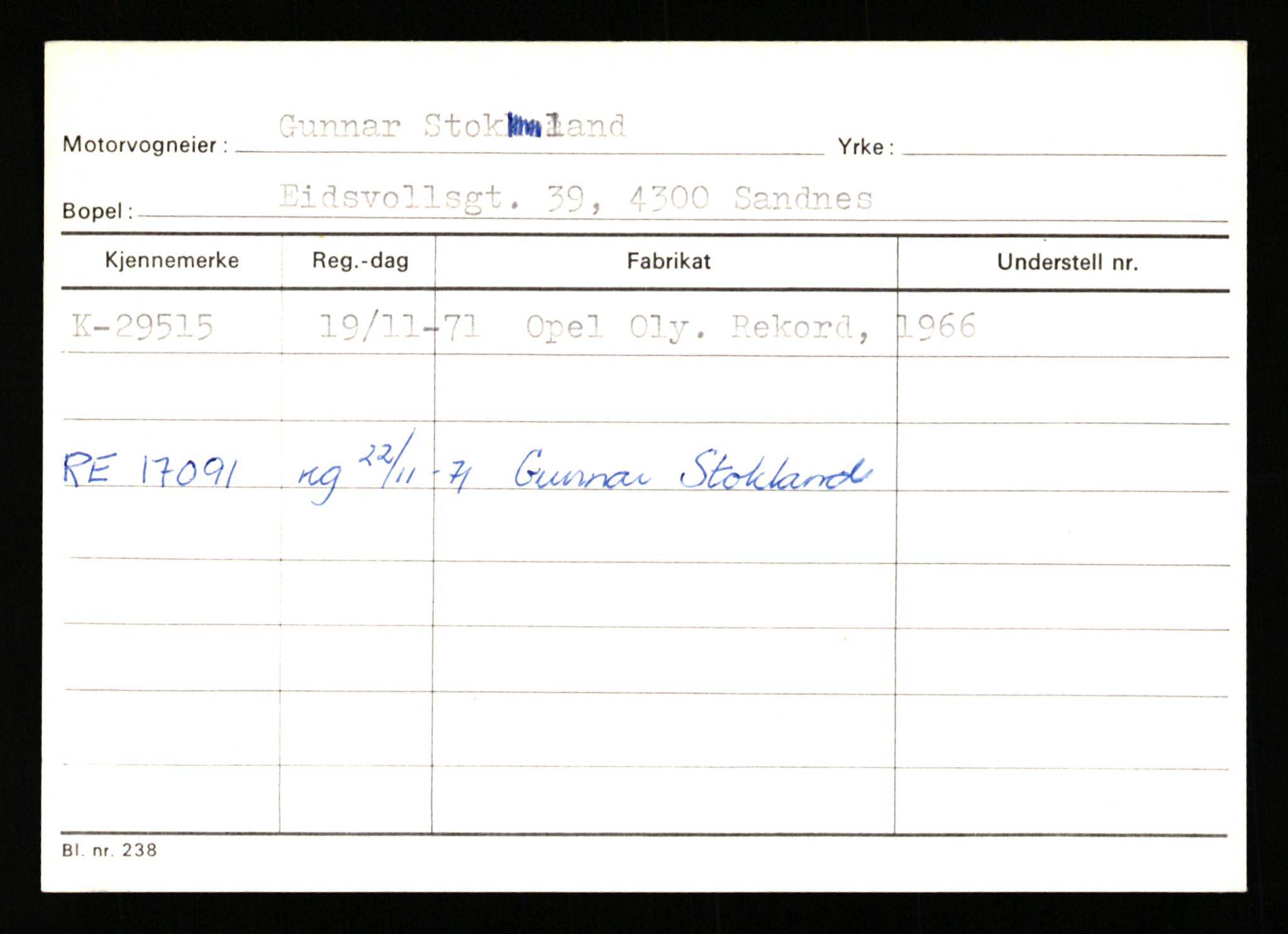 Stavanger trafikkstasjon, AV/SAST-A-101942/0/G/L0005: Registreringsnummer: 23000 - 34245, 1930-1971, p. 2035