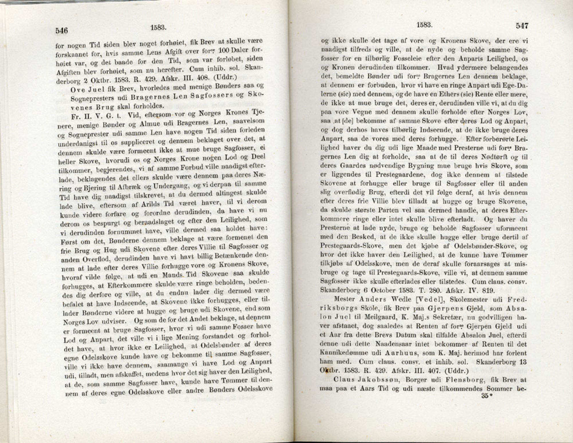 Publikasjoner utgitt av Det Norske Historiske Kildeskriftfond, PUBL/-/-/-: Norske Rigs-Registranter, bind 2, 1572-1588, p. 546-547