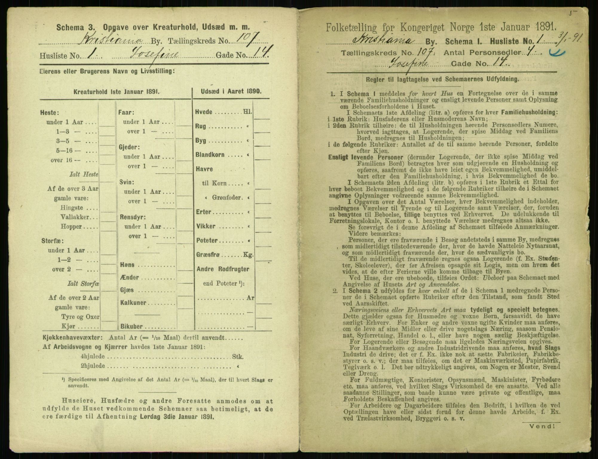 RA, 1891 census for 0301 Kristiania, 1891, p. 54663