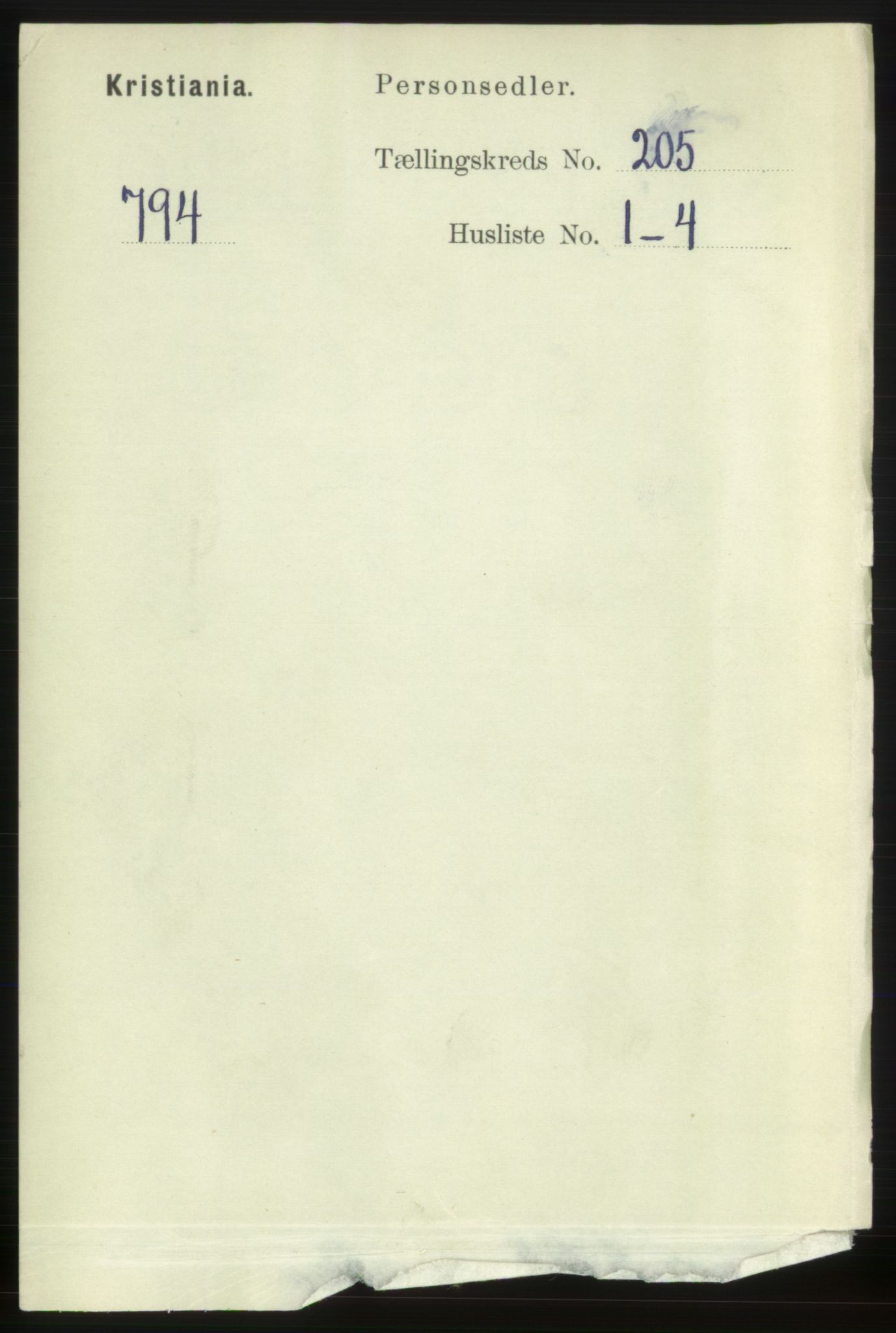 RA, 1891 census for 0301 Kristiania, 1891, p. 123329