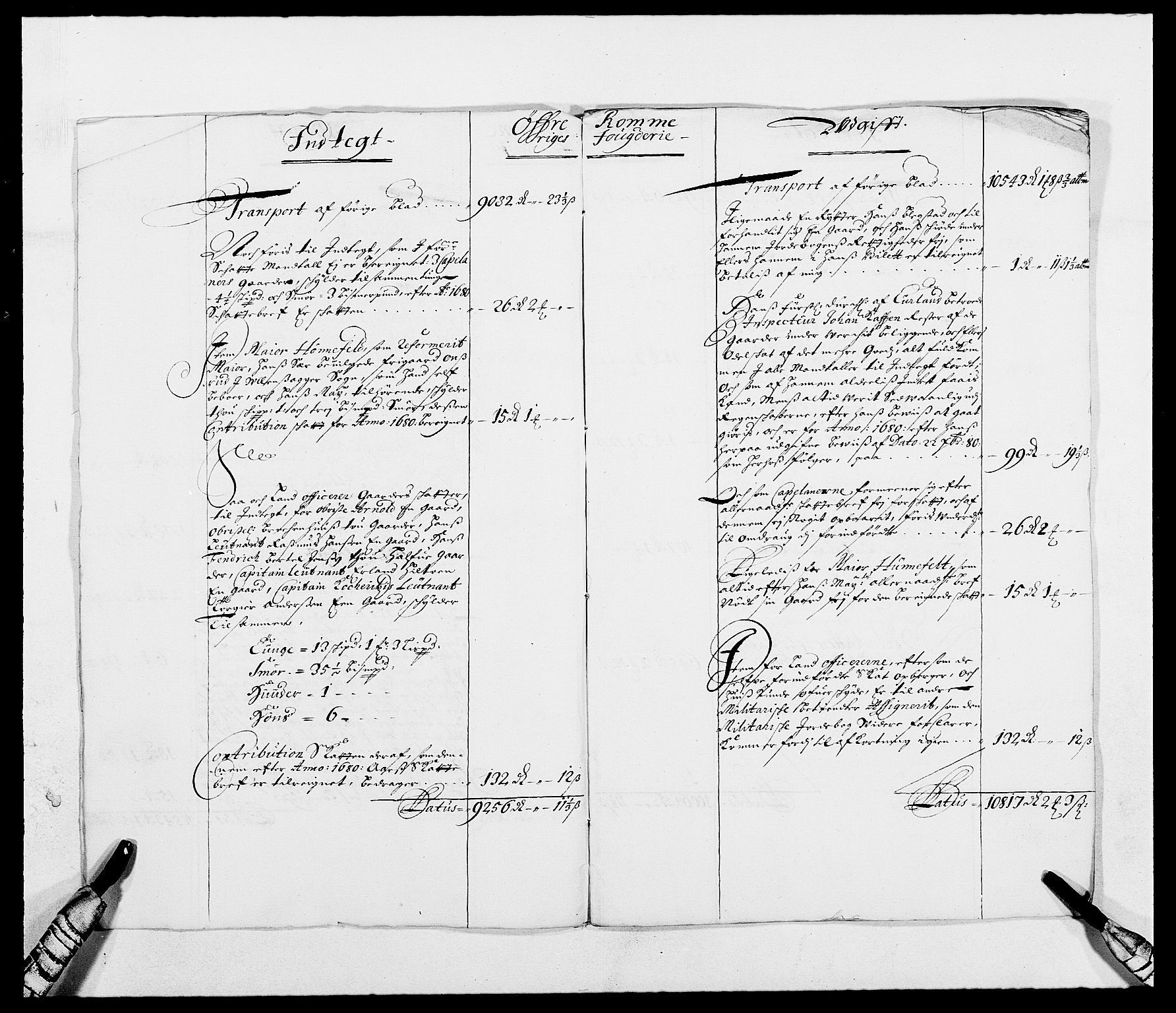 Rentekammeret inntil 1814, Reviderte regnskaper, Fogderegnskap, AV/RA-EA-4092/R12/L0695: Fogderegnskap Øvre Romerike, 1680, p. 5