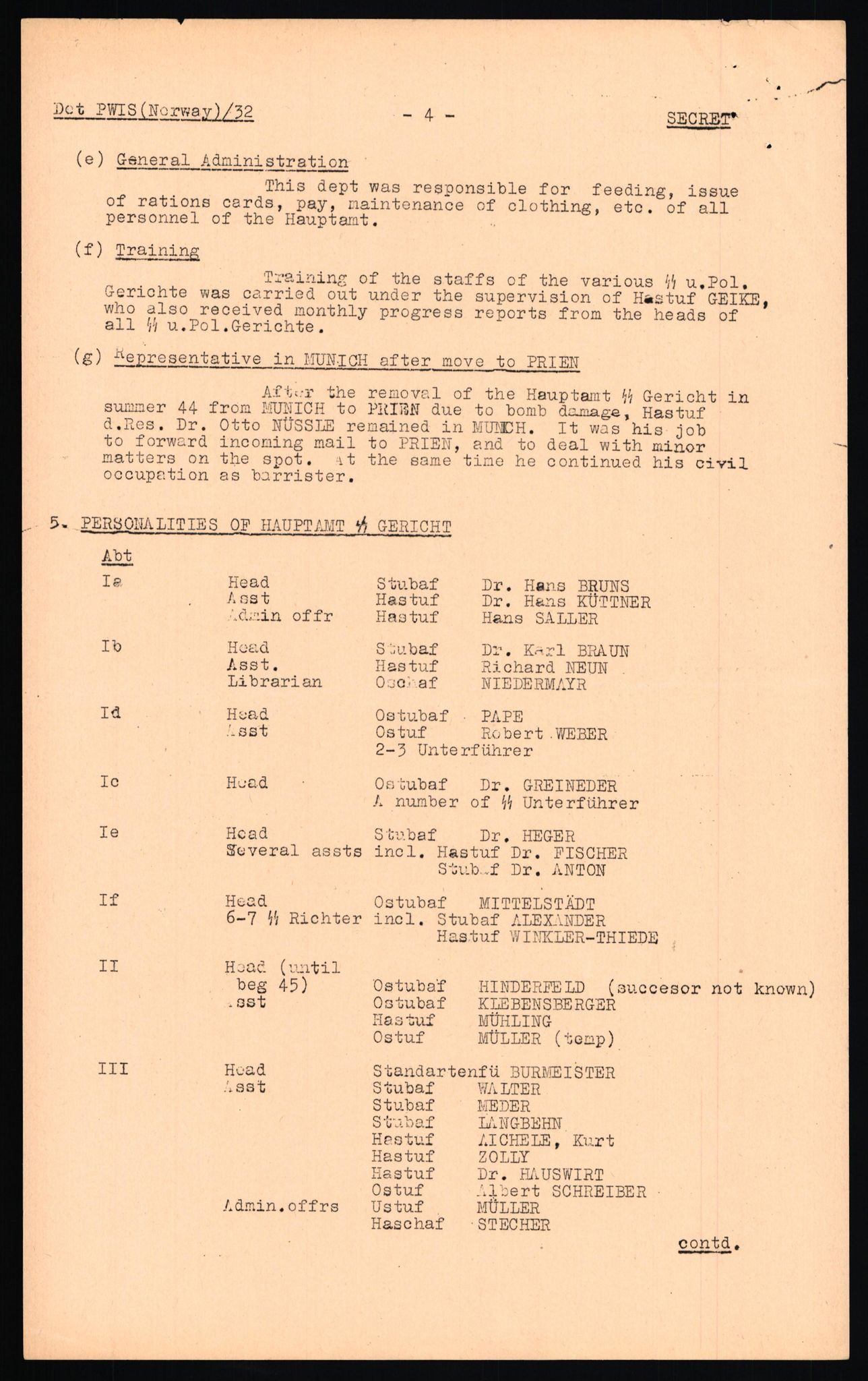 Forsvaret, Forsvarets overkommando II, AV/RA-RAFA-3915/D/Db/L0024: CI Questionaires. Tyske okkupasjonsstyrker i Norge. Tyskere., 1945-1946, p. 83