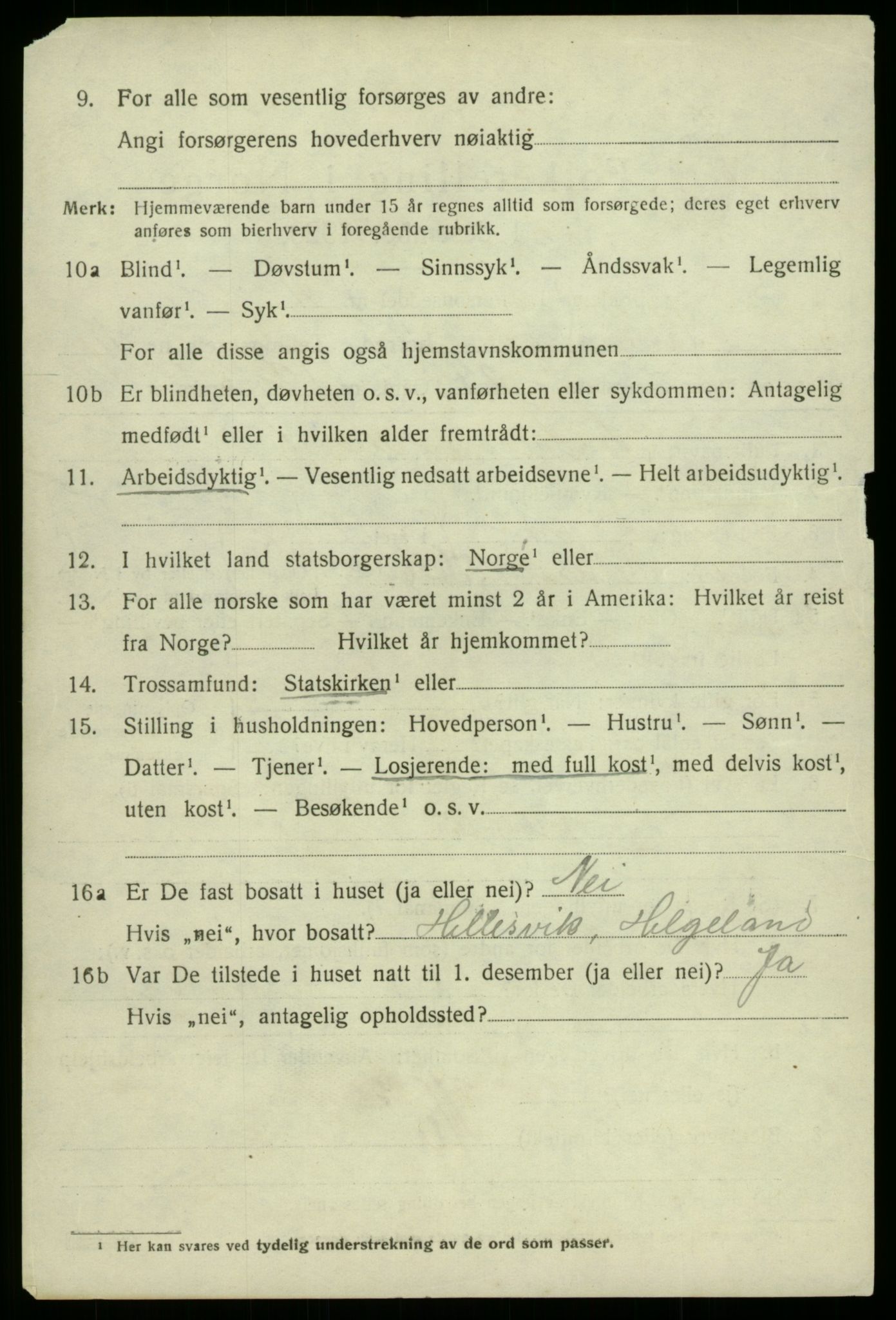 SAB, 1920 census for Samnanger, 1920, p. 4522