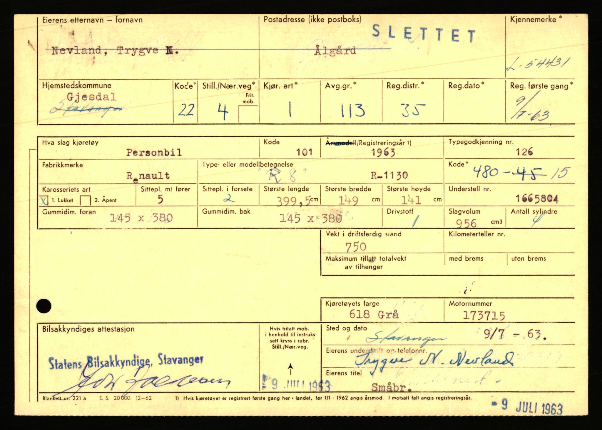 Stavanger trafikkstasjon, AV/SAST-A-101942/0/F/L0054: L-54200 - L-55699, 1930-1971, p. 483