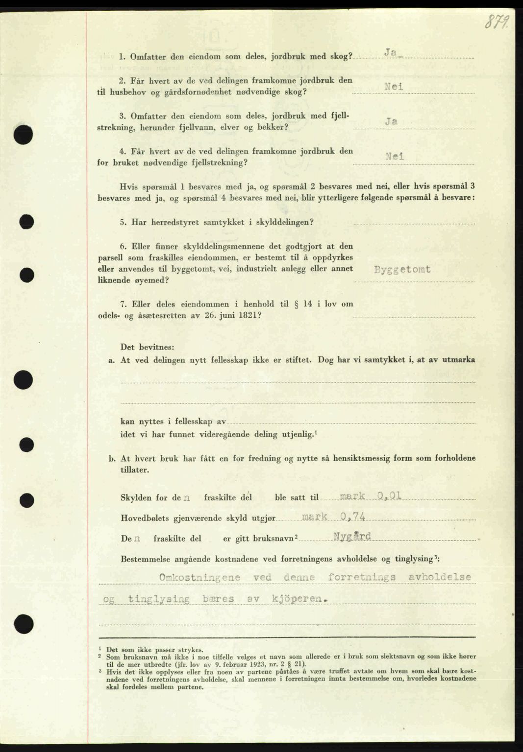 Nordmøre sorenskriveri, AV/SAT-A-4132/1/2/2Ca: Mortgage book no. A103, 1946-1947, Diary no: : 115/1947