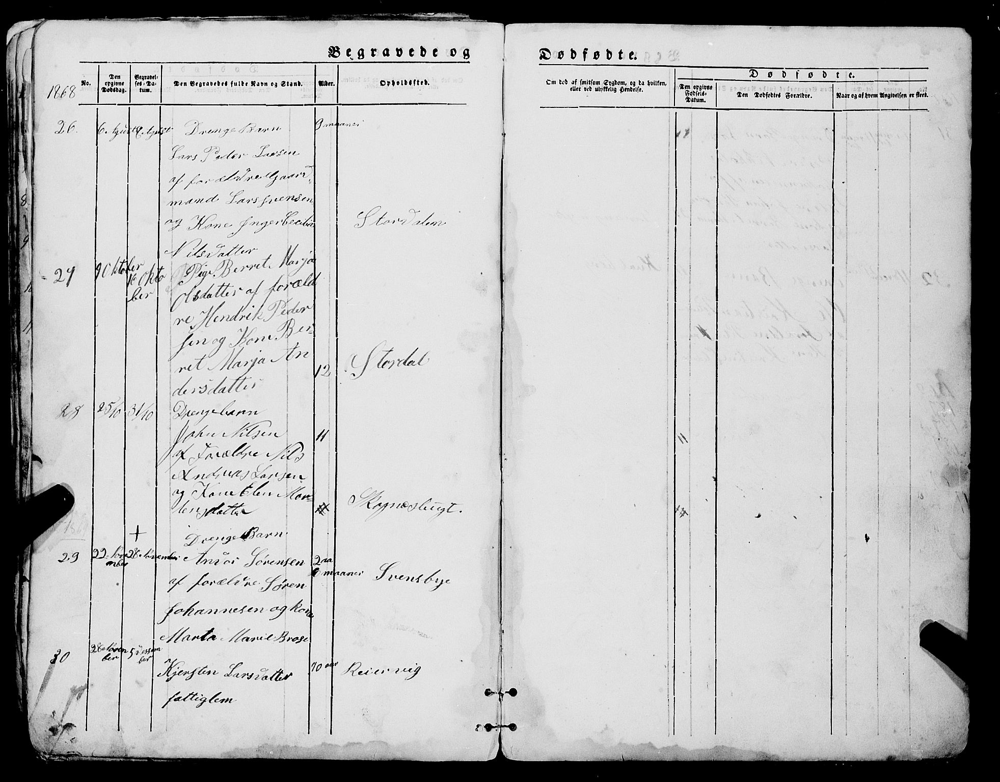 Lyngen sokneprestembete, AV/SATØ-S-1289/H/He/Heb/L0005klokker: Parish register (copy) no. 5, 1847-1882