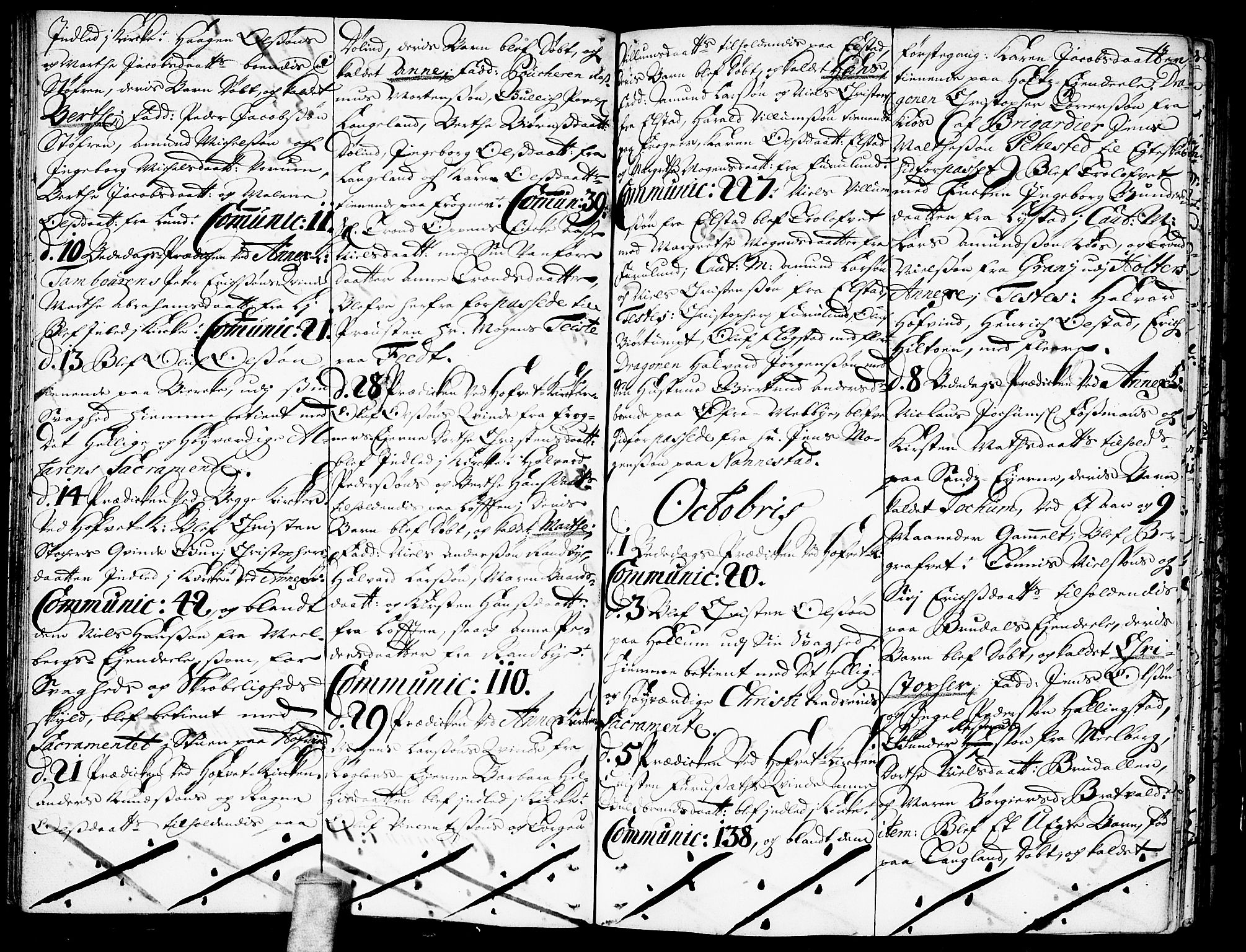 Ullensaker prestekontor Kirkebøker, AV/SAO-A-10236a/F/Fa/L0002: Parish register (official) no. I 2, 1702-1710