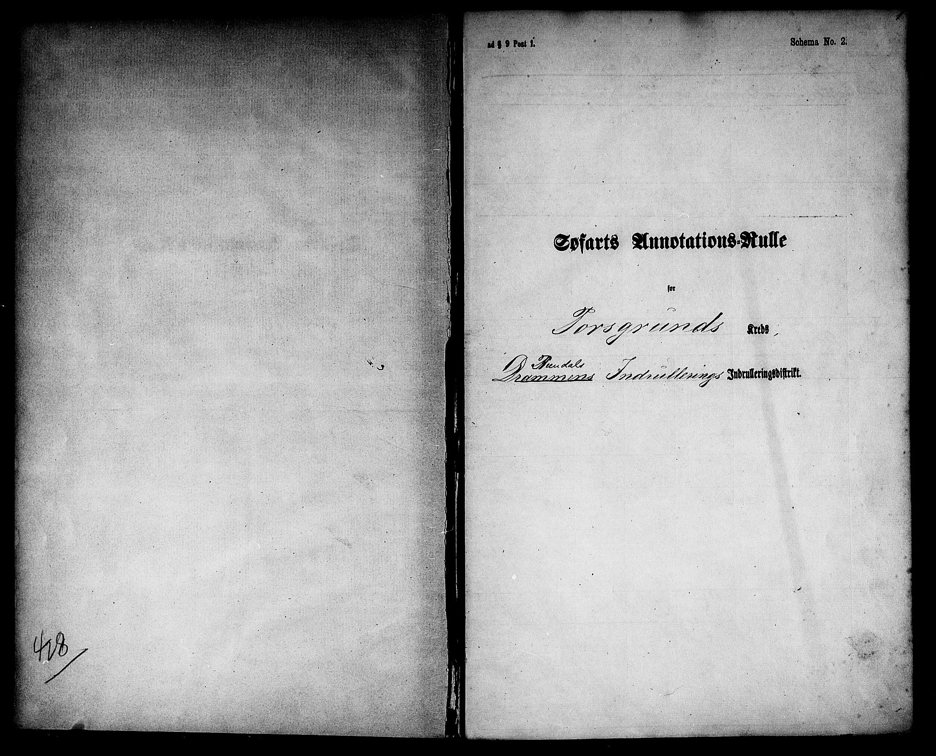 Porsgrunn innrulleringskontor, SAKO/A-829/F/Fb/L0004: Annotasjonsrulle, 1868-1878, p. 2