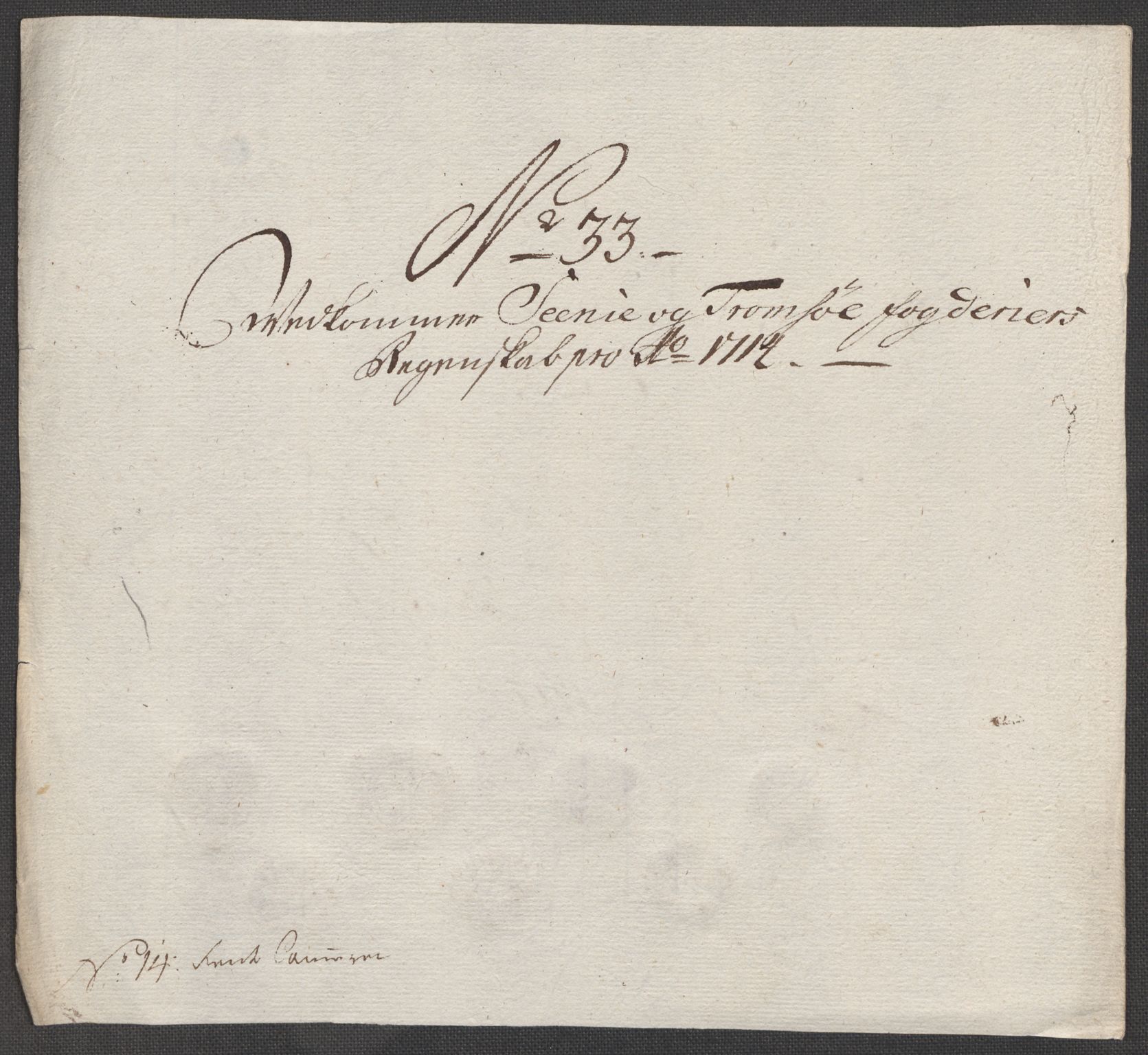 Rentekammeret inntil 1814, Reviderte regnskaper, Fogderegnskap, AV/RA-EA-4092/R68/L4760: Fogderegnskap Senja og Troms, 1714, p. 223