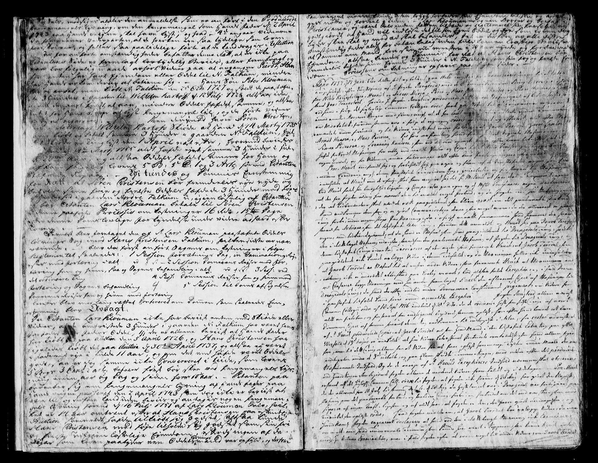 Bamble sorenskriveri, SAKO/A-214/F/Fa/Faa/L0016: Tingbok, 1756-1761, p. 5